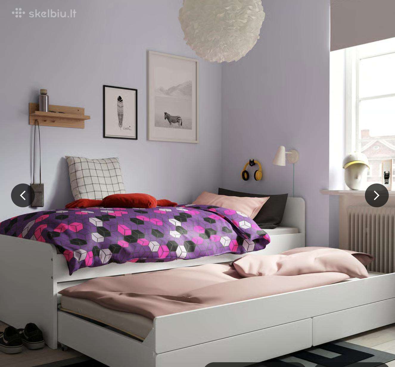 Parduodama Ikea lova ( dviejų miegamų vietų)