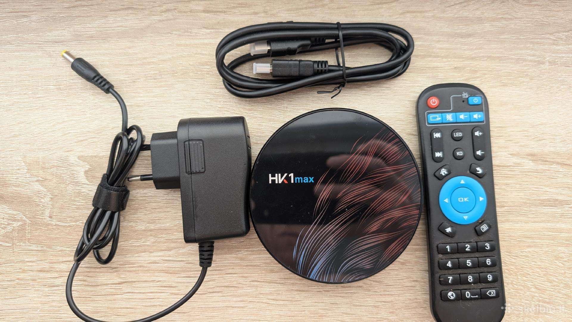 Android TV priedėlis Hk1 Max 4/32gb Android 11