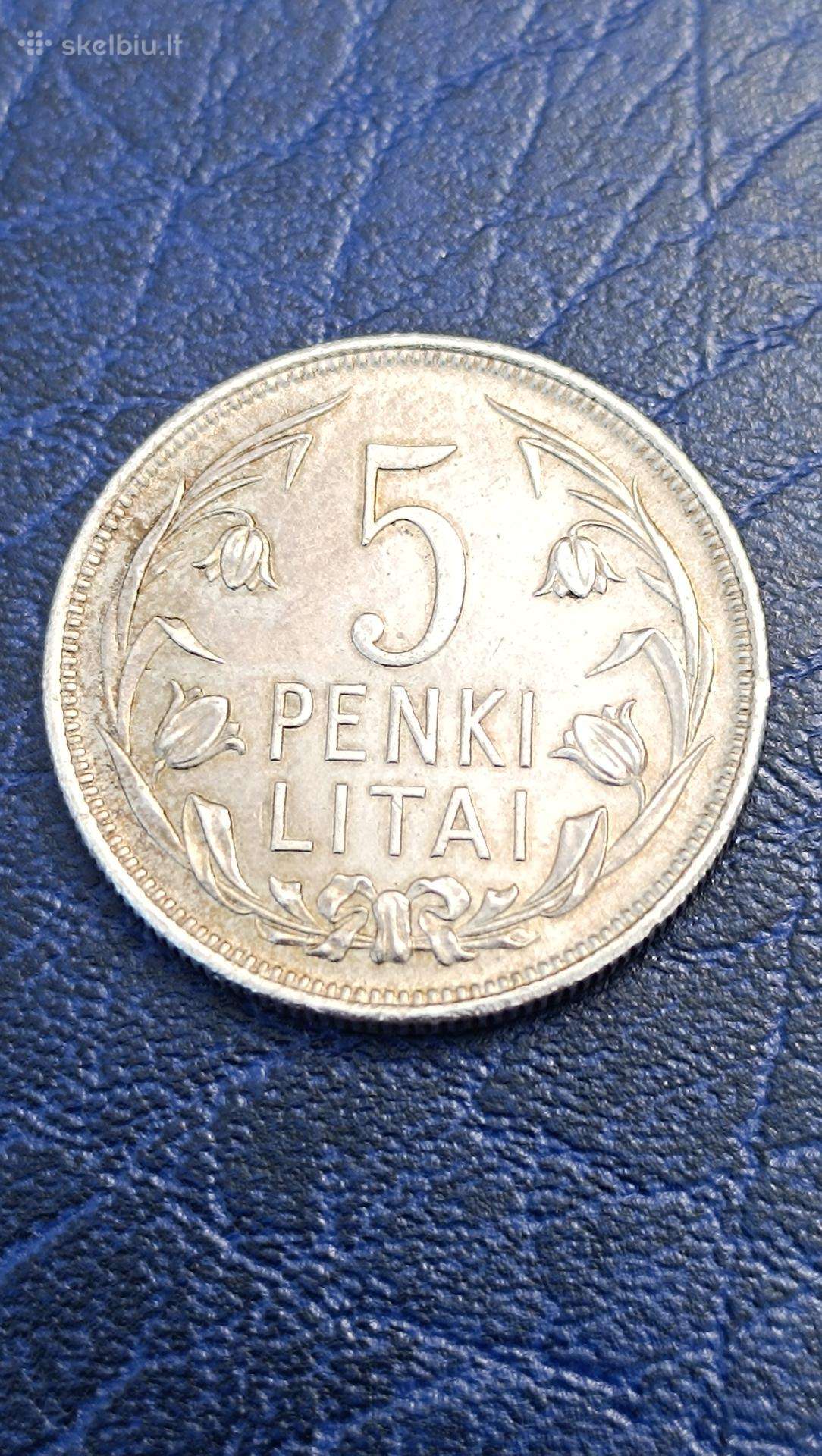 1925 m. 5 litai