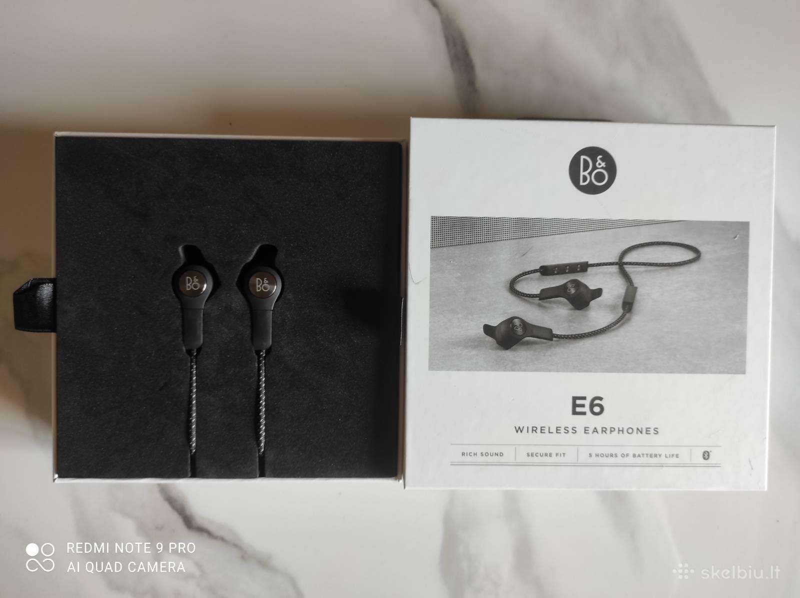Bang & Olufsen E6 aukštos klasės belaidės ausinės