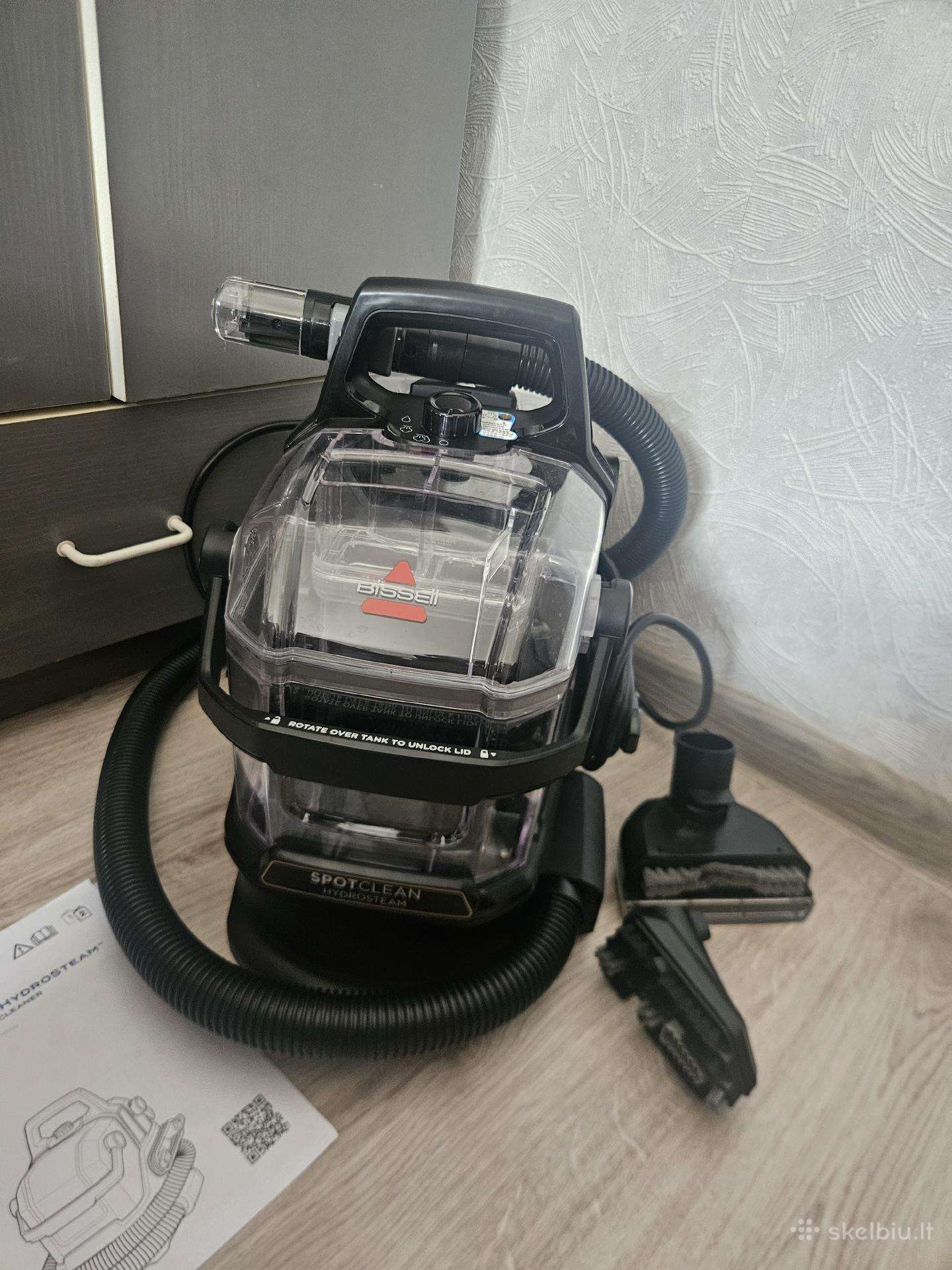 Bissell spotclean hydrosteam select siurblys
