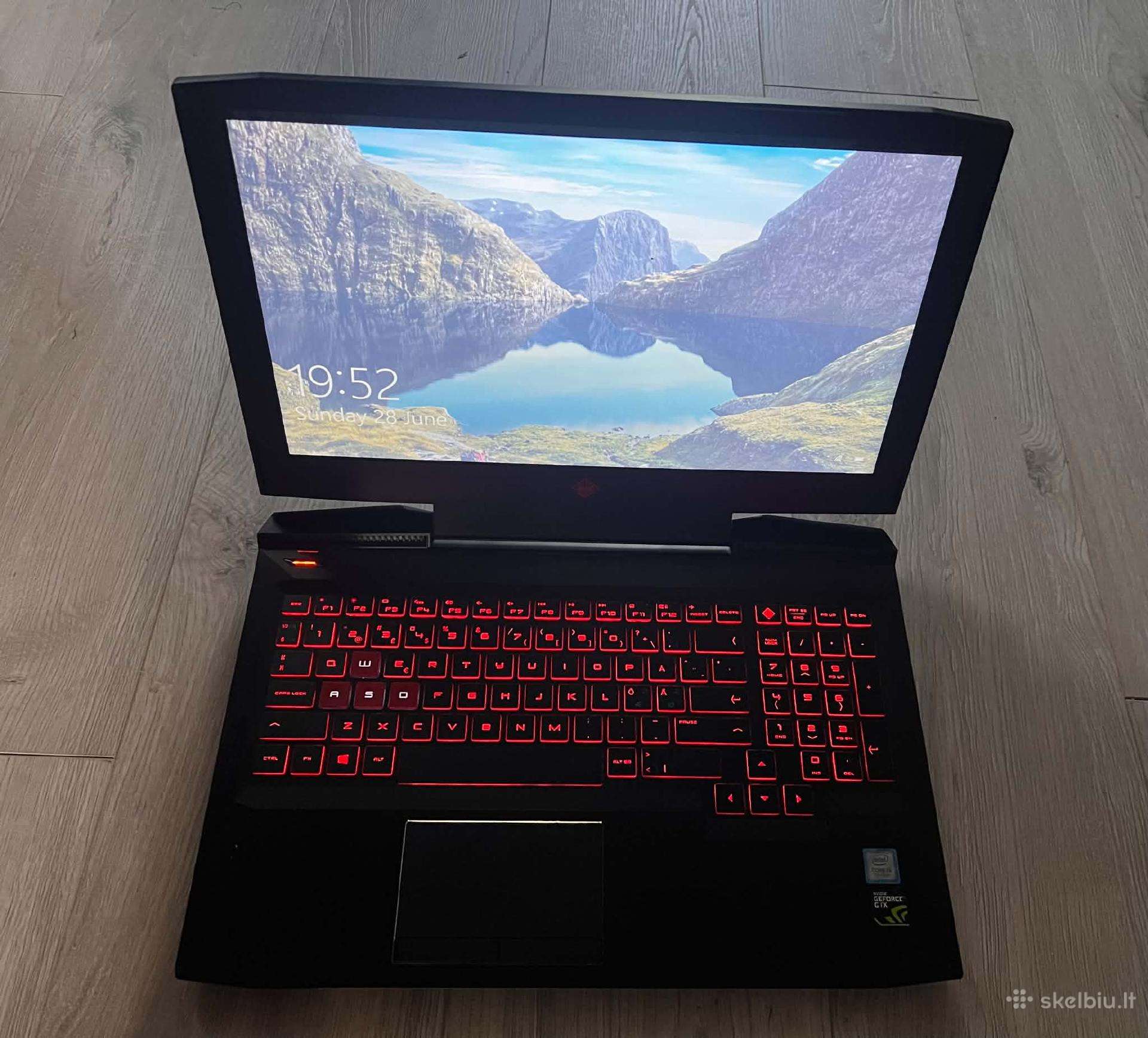 Nešiojamas kompiuteris Omen Nvidea Geforce Gtx