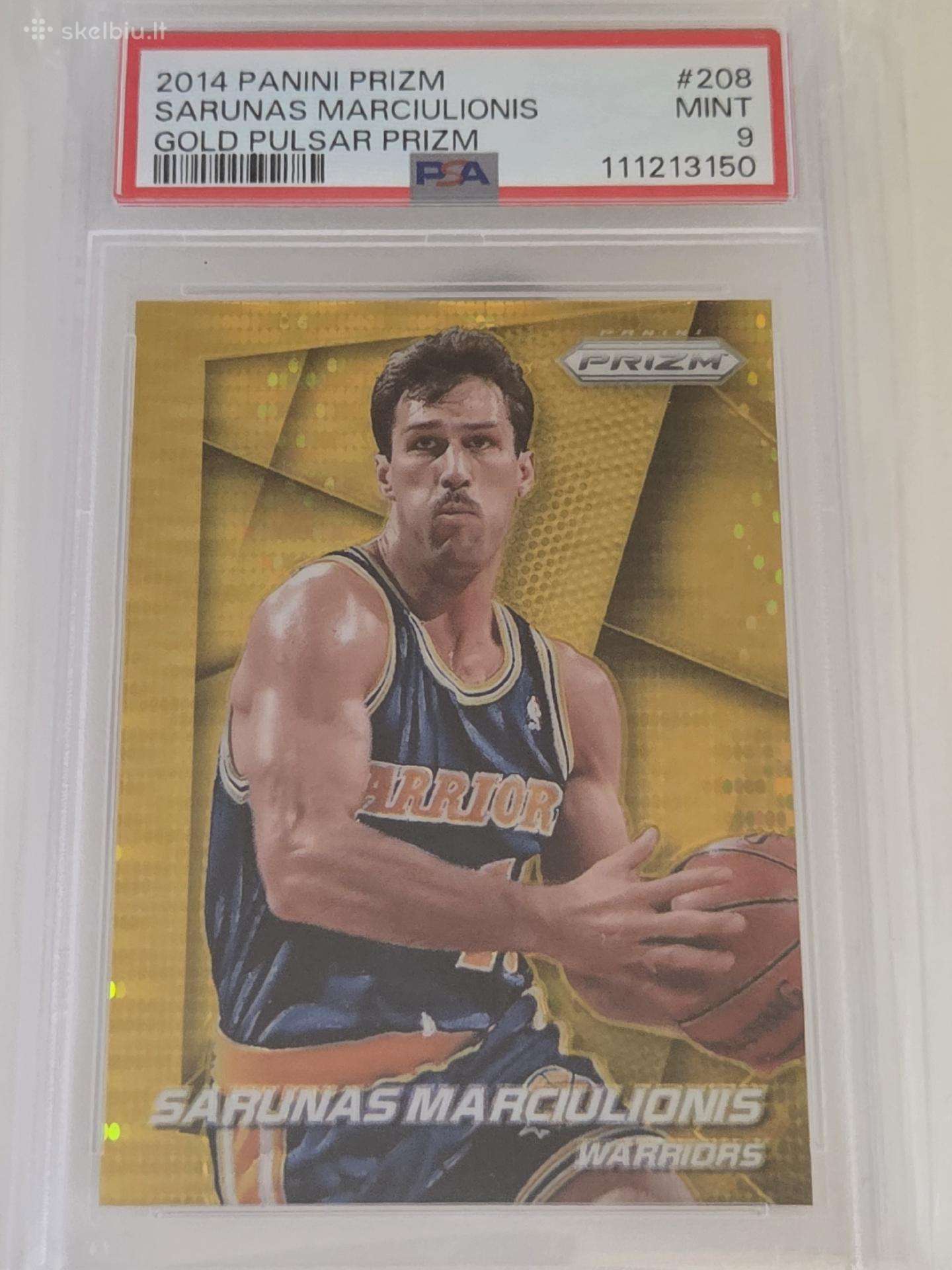 2014 Panini Prizm Sarunas Marciulionis Psa 9 /10