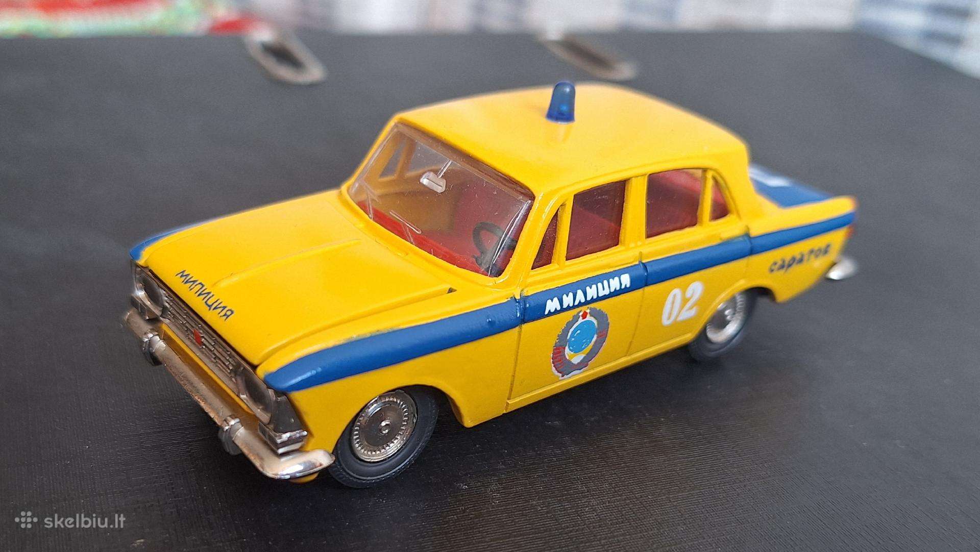 Modeliukas Ssr moskvich-412. A8. milicija