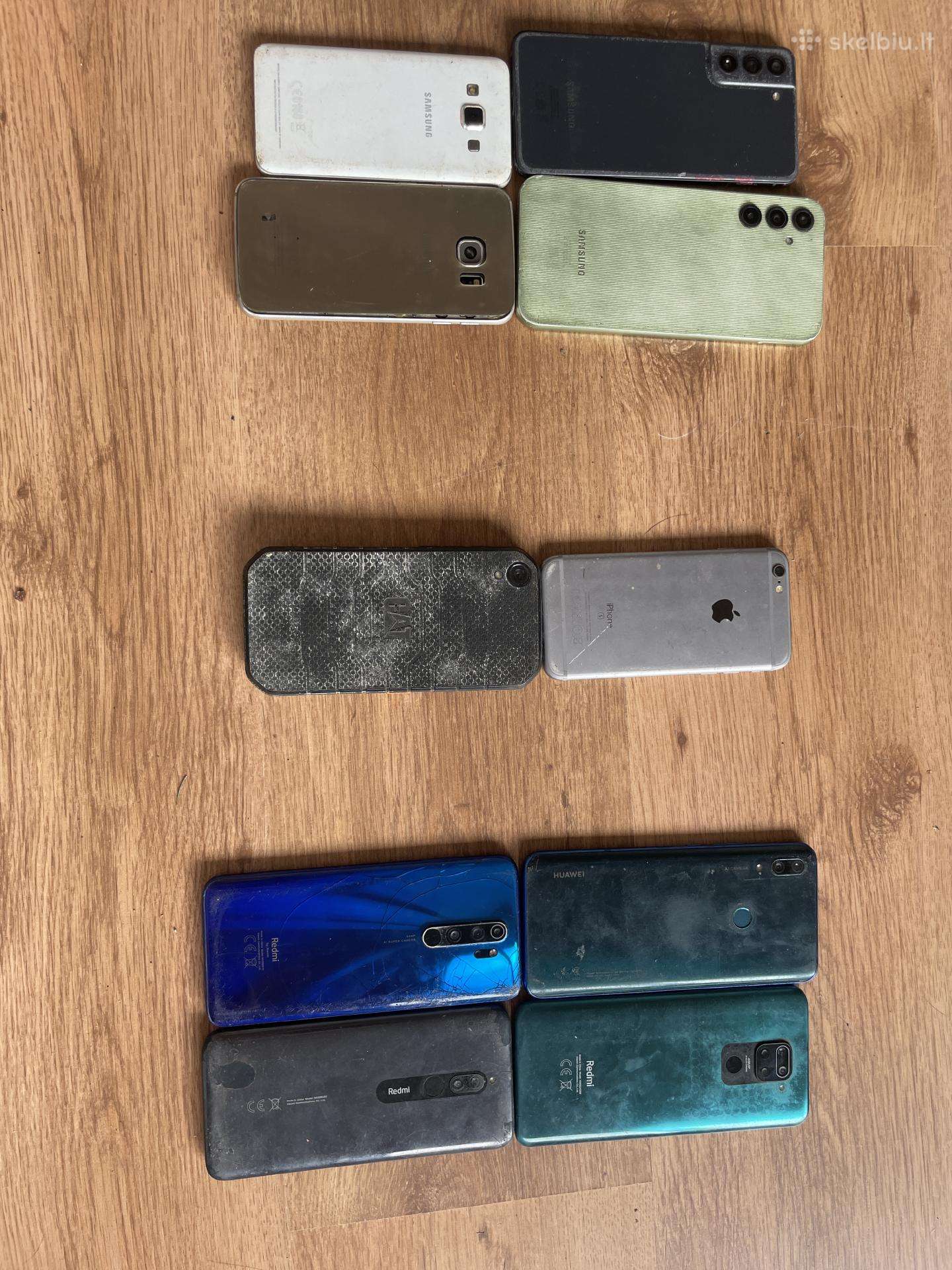10 telefonų lotas dalins arba geriau remontui