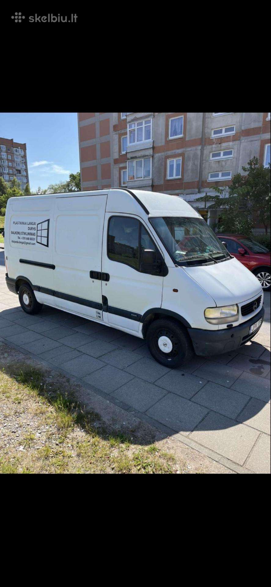 Opel movano 2.5 d 85 kw pilnai važiuojantis