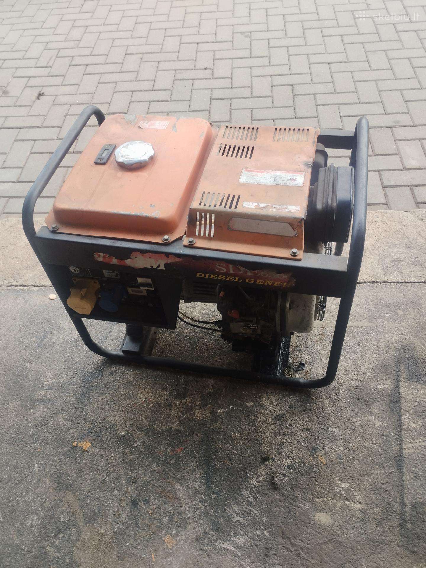 Vienfazis Dyzelinis 5kw.