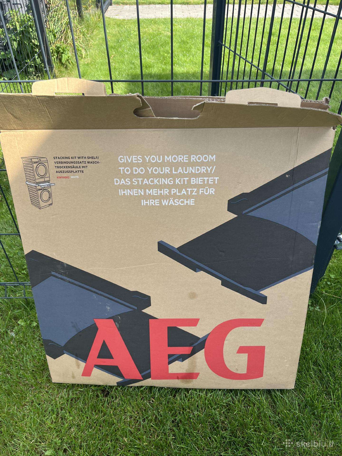 Aeg skalbyklės ir džiovyklės sujungimo rėmelis