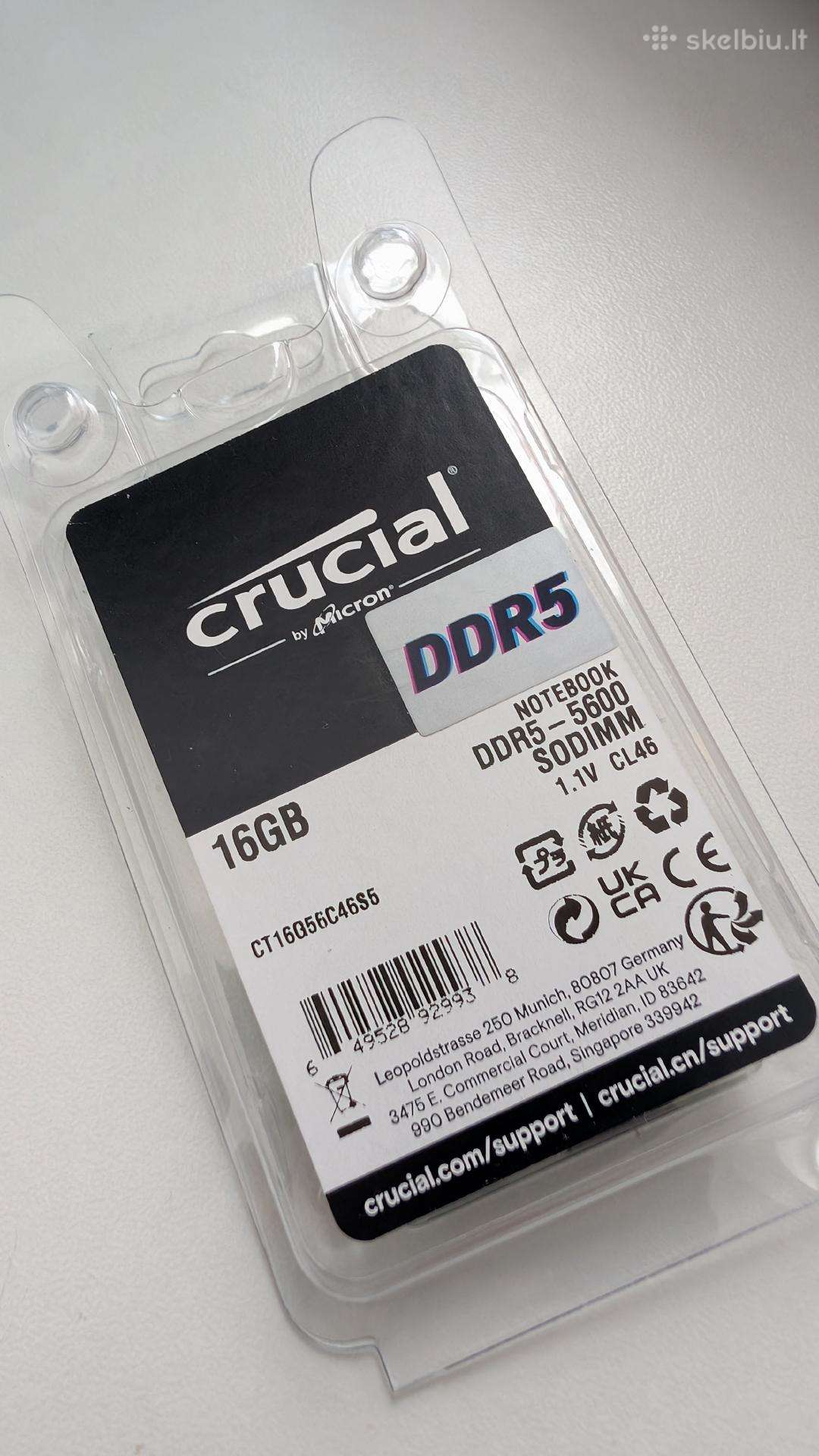 16gb Ddr5 Sodimm 4800-5600mhz