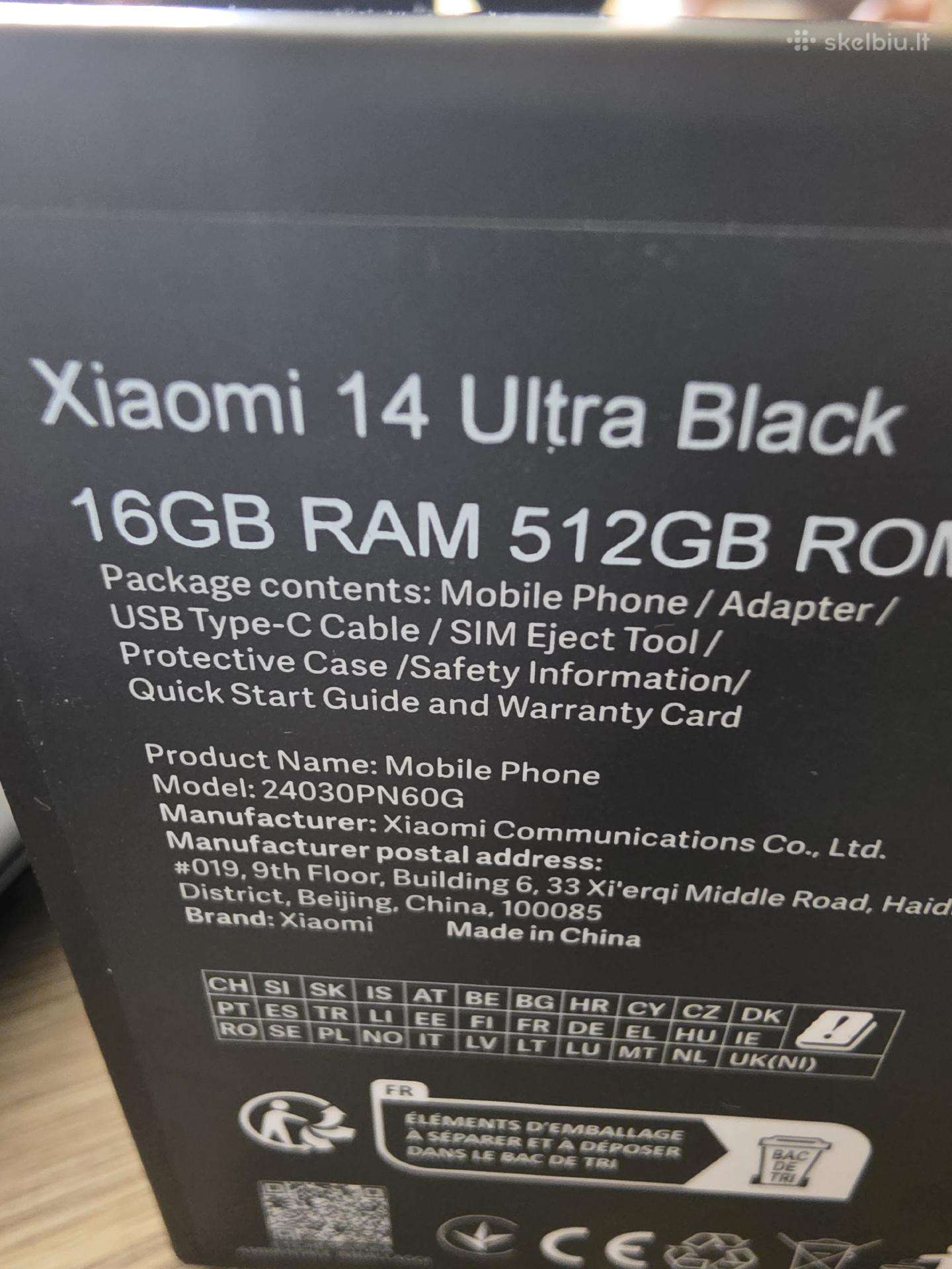 Xiomi 14 Ultra 512gb