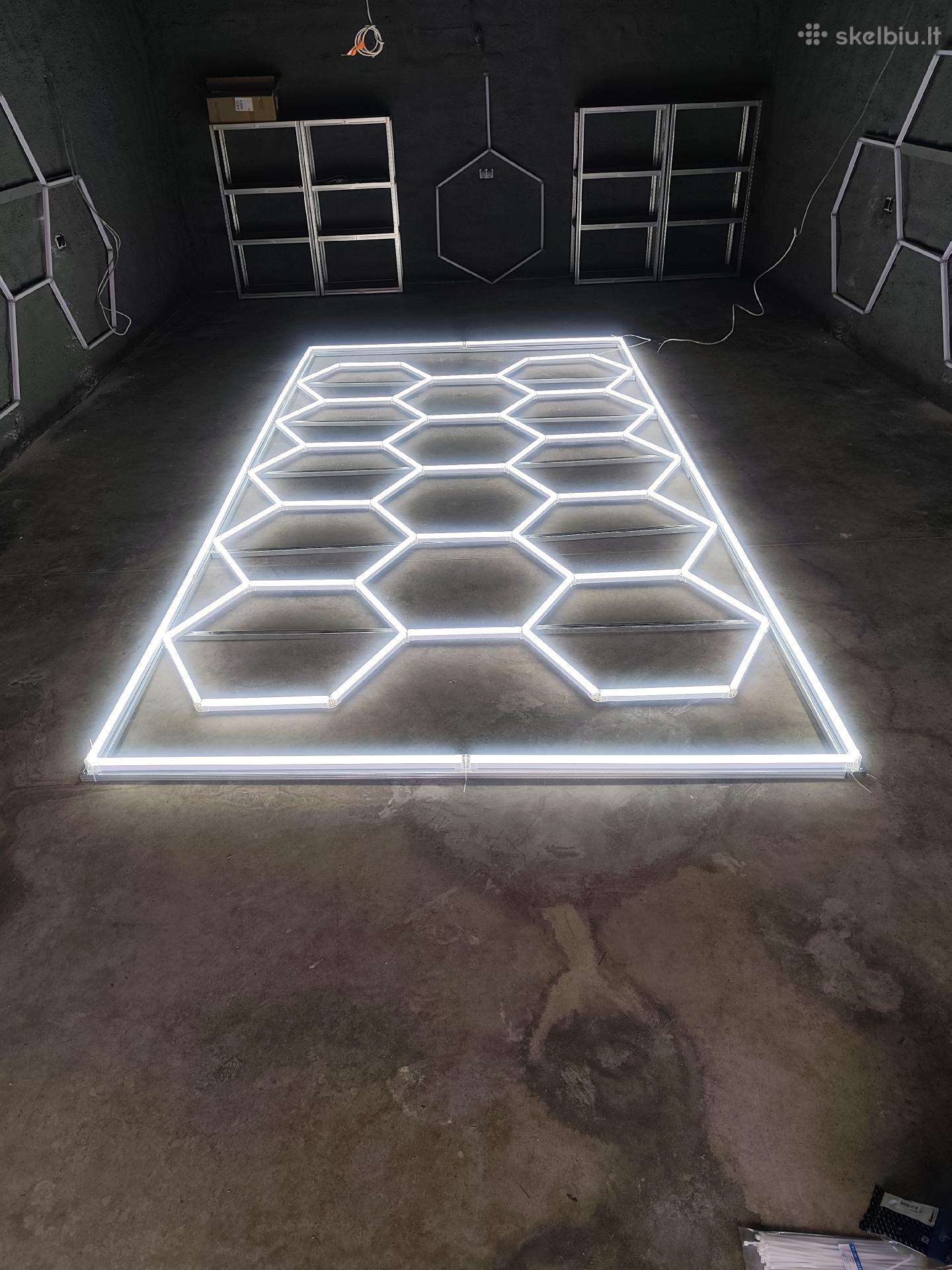 Lubinis LED honey comb šviestuvas