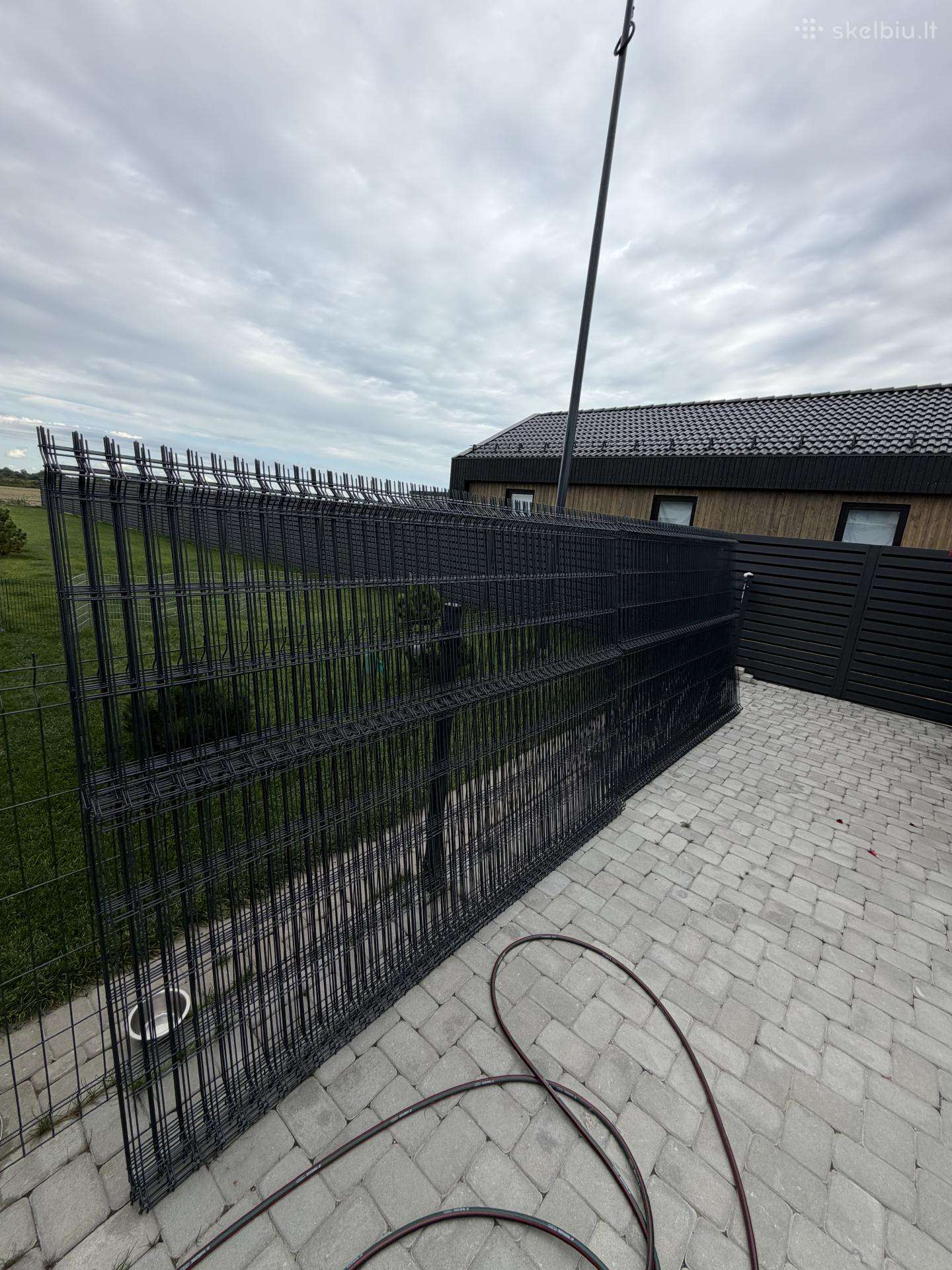 3D Segmentas Tvorai, 2,5x1,73 M, 200x50 Mm, 4 Mm