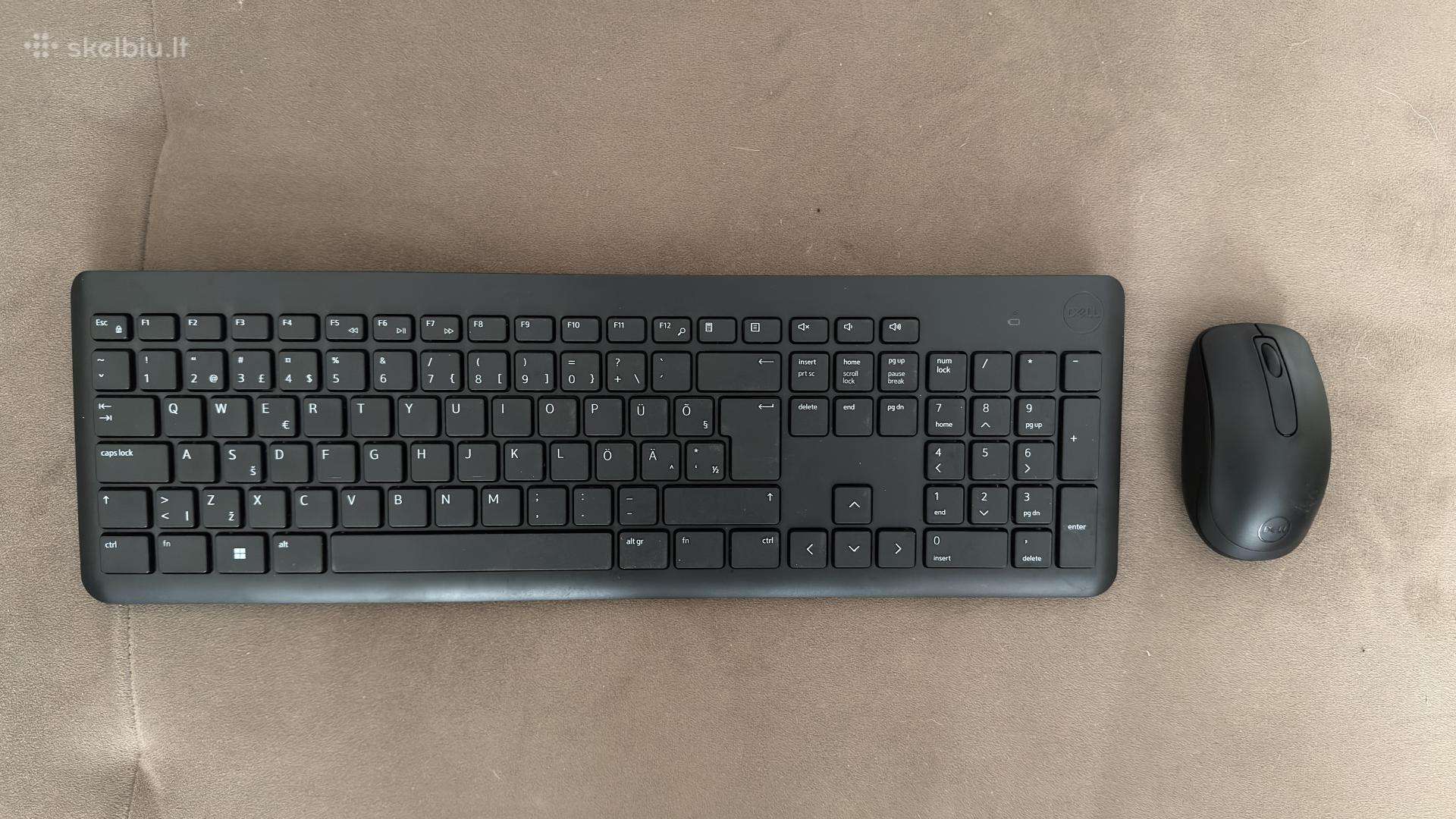 Belaidė klaviatūra ir pelė Dell Km3322w