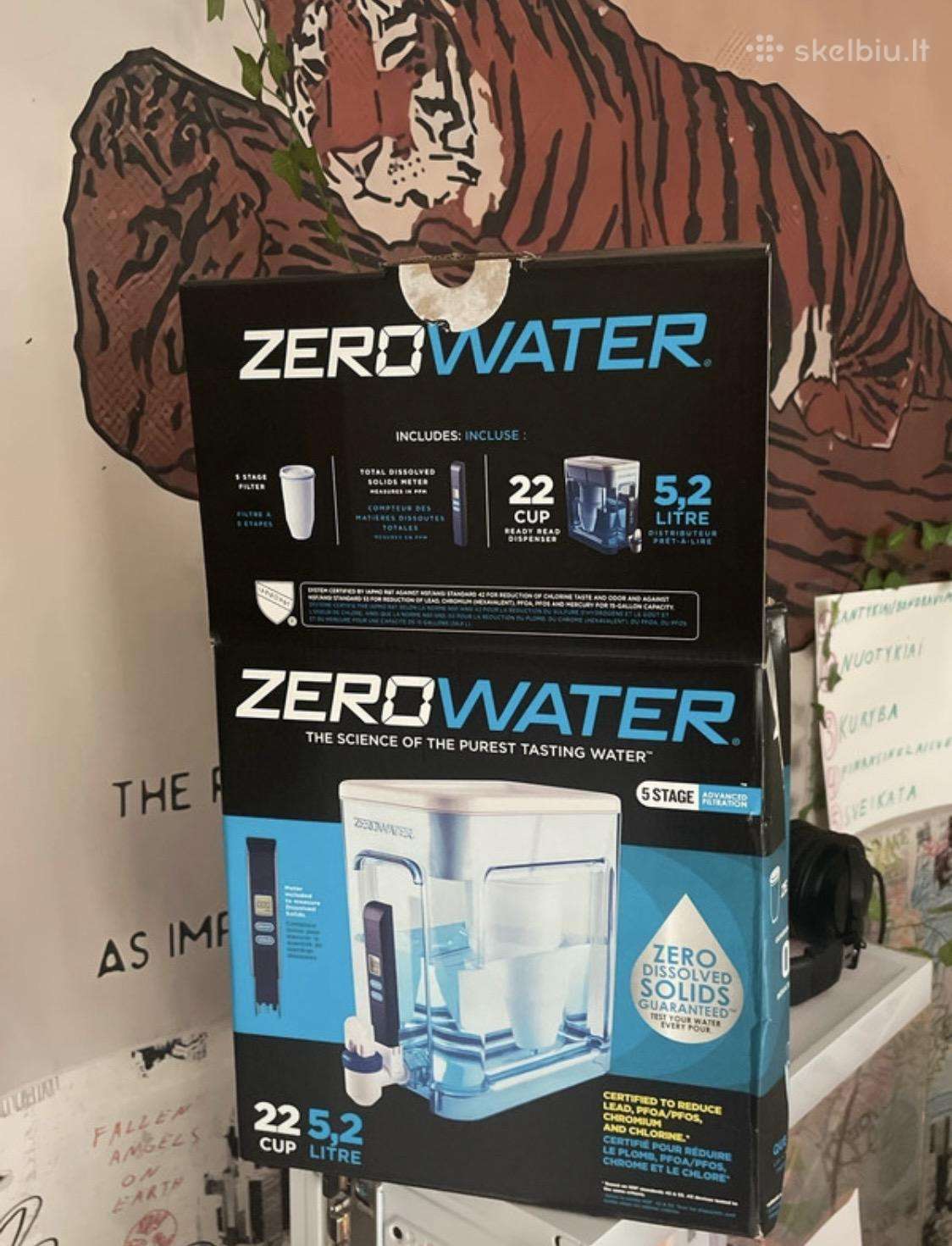 Zero water filter + tester vandens filtras
