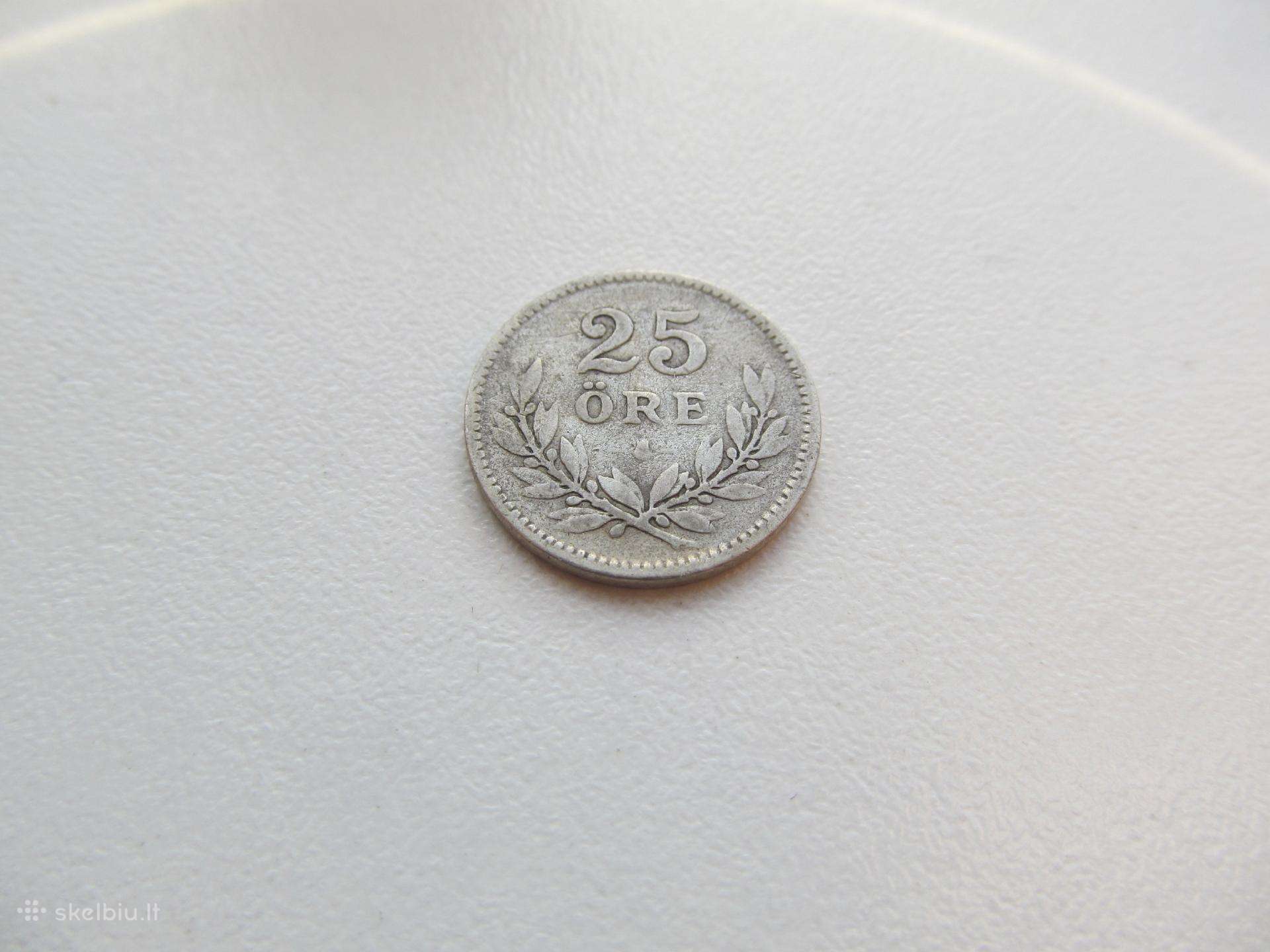 25 ore , Švedija , 1917 sidabras