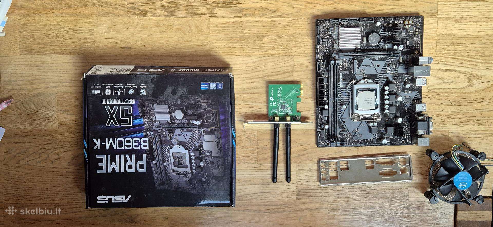 I3-9100f, asus prime b360m-k, Tp-link Tl-wn881nd