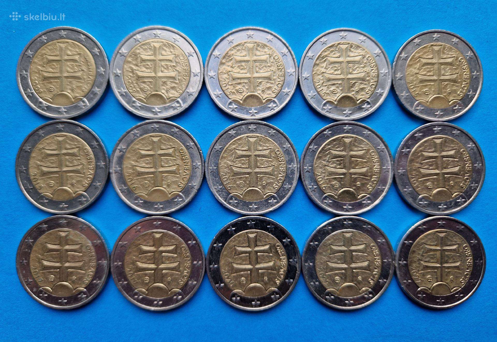 Slovakijos nacionalinės 2 eurų nominalo monetos