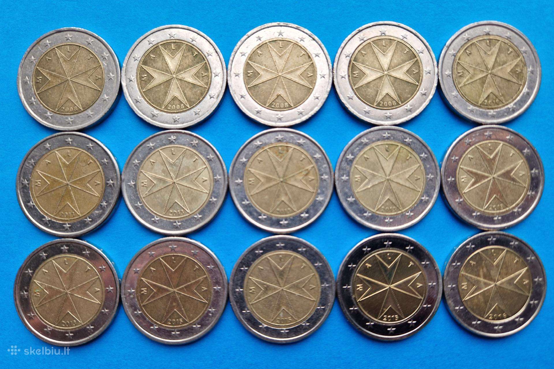 Maltos nacionalinės 2 eurų nominalo monetos