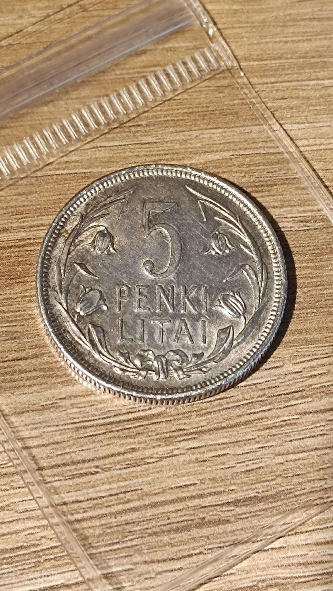 1925 m. 5 litai
