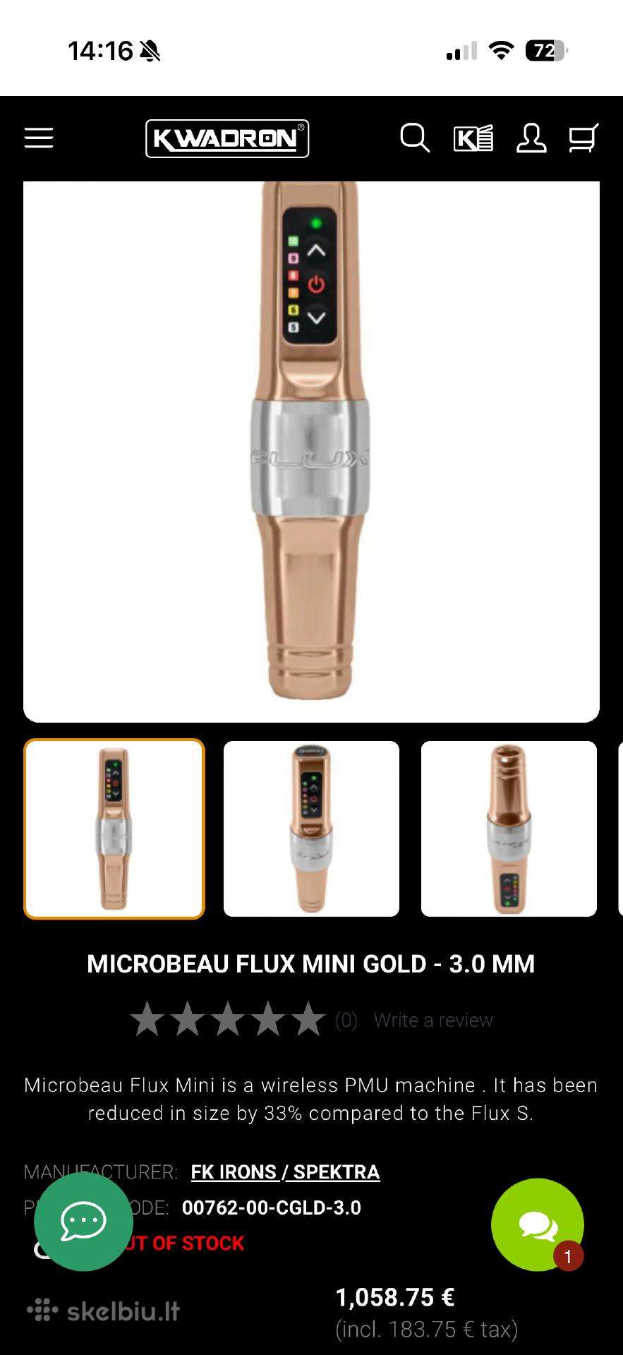 Pmu Kwadron Flux Mini aparatas