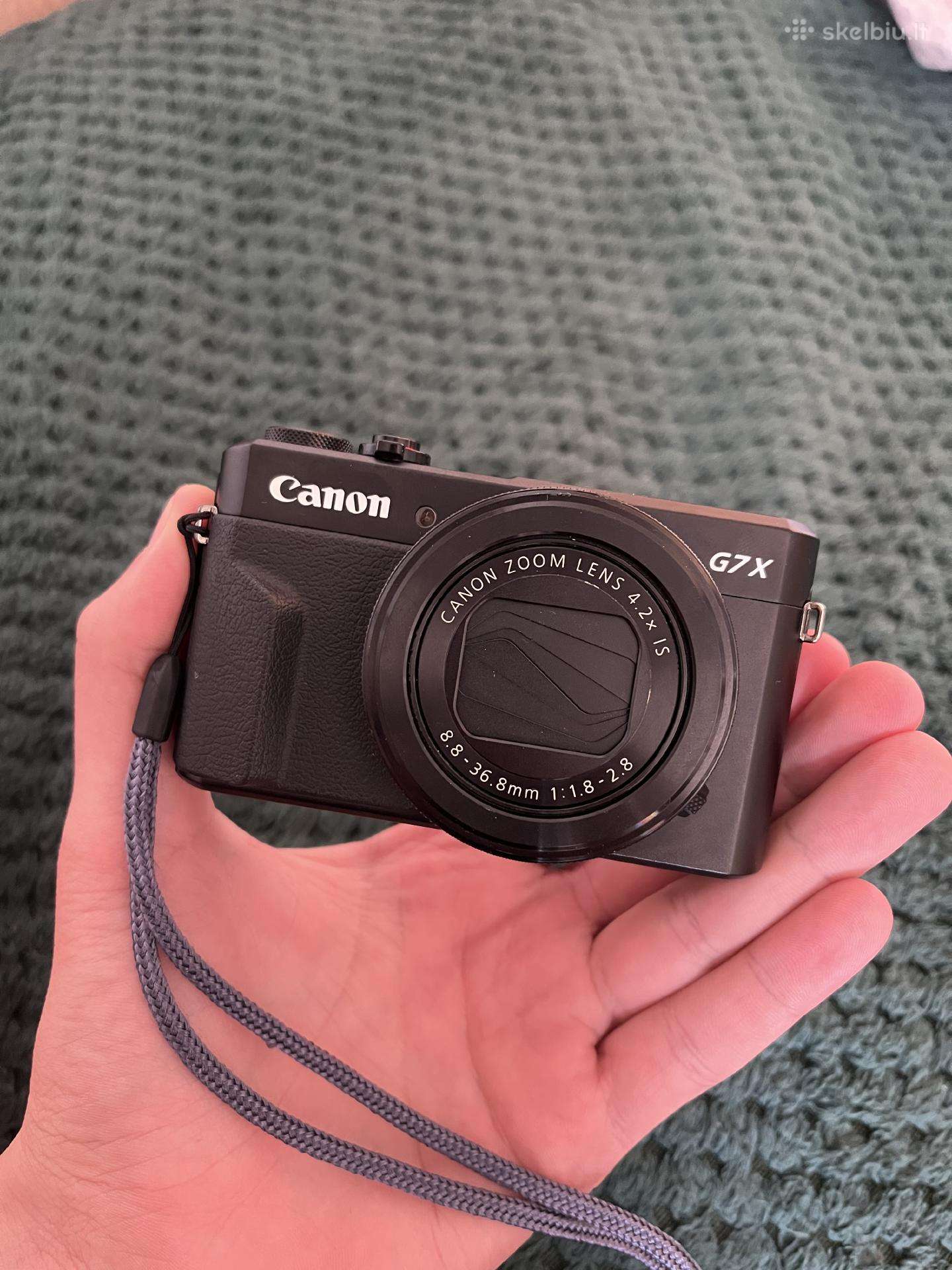 Canon G7x Mkii skaitmeninis fotoaparatas