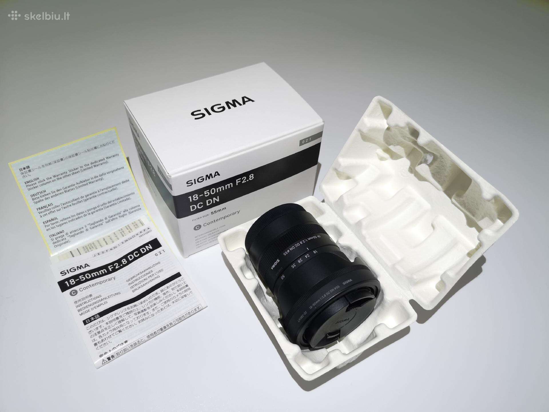 Sigma 18-50mm f/2.8 Dc Dn Contemporary Sony
