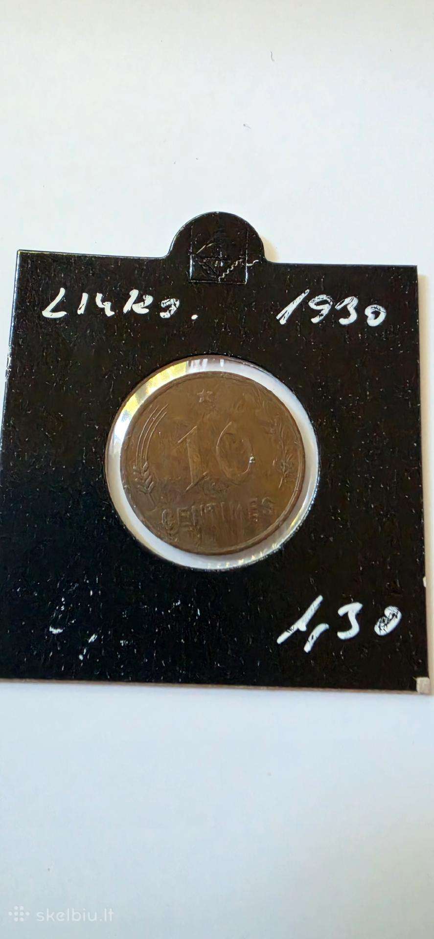 Liuksemburgas 10 santimų 1930