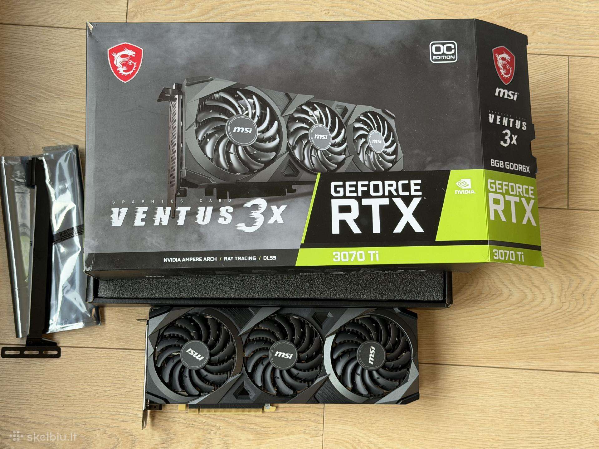 Vaizdo plokštė Msi Geforce Rtx 3070 Ti