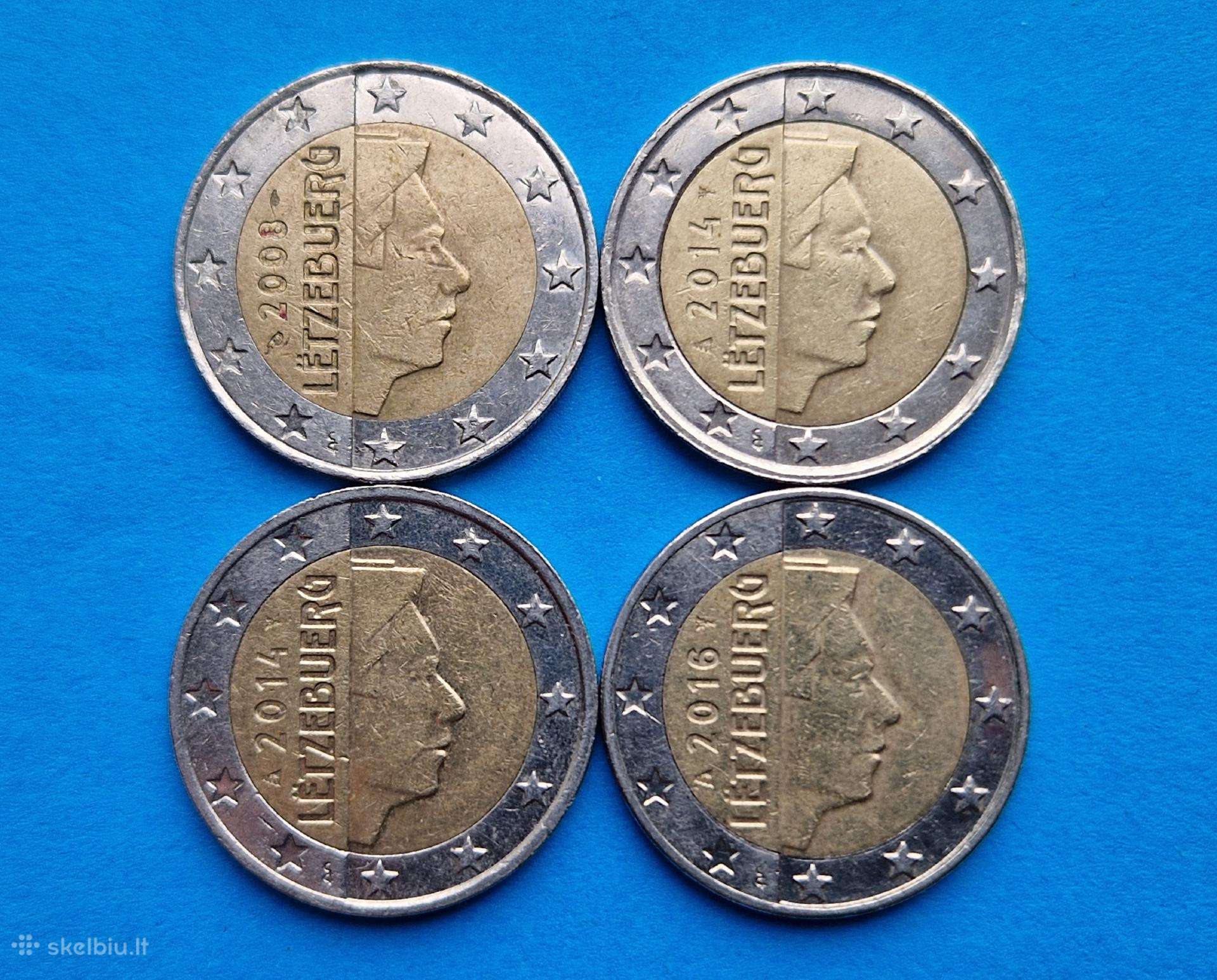 Liuksemburgo nacionalinės 2 eurų nominalo monetos