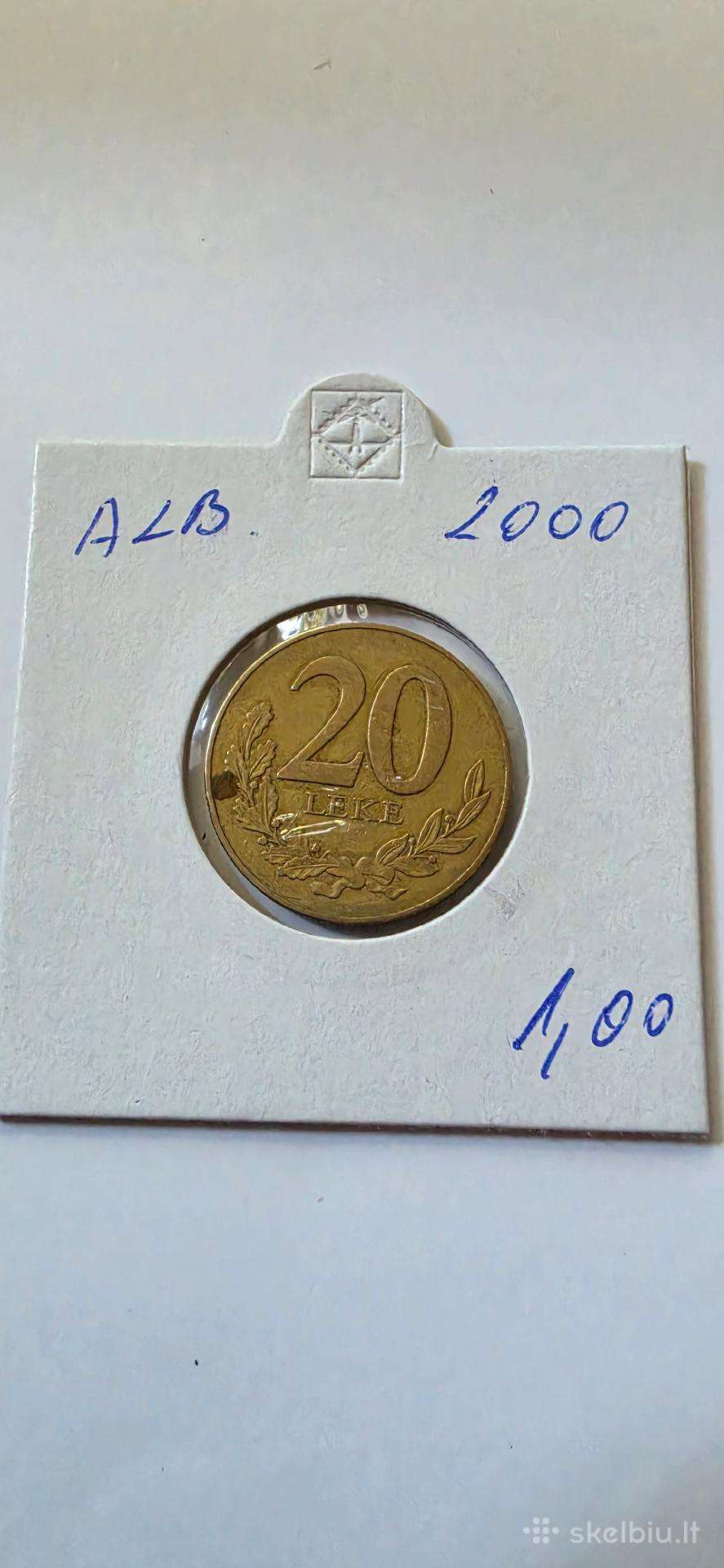 Albanija 20 lekų 2000