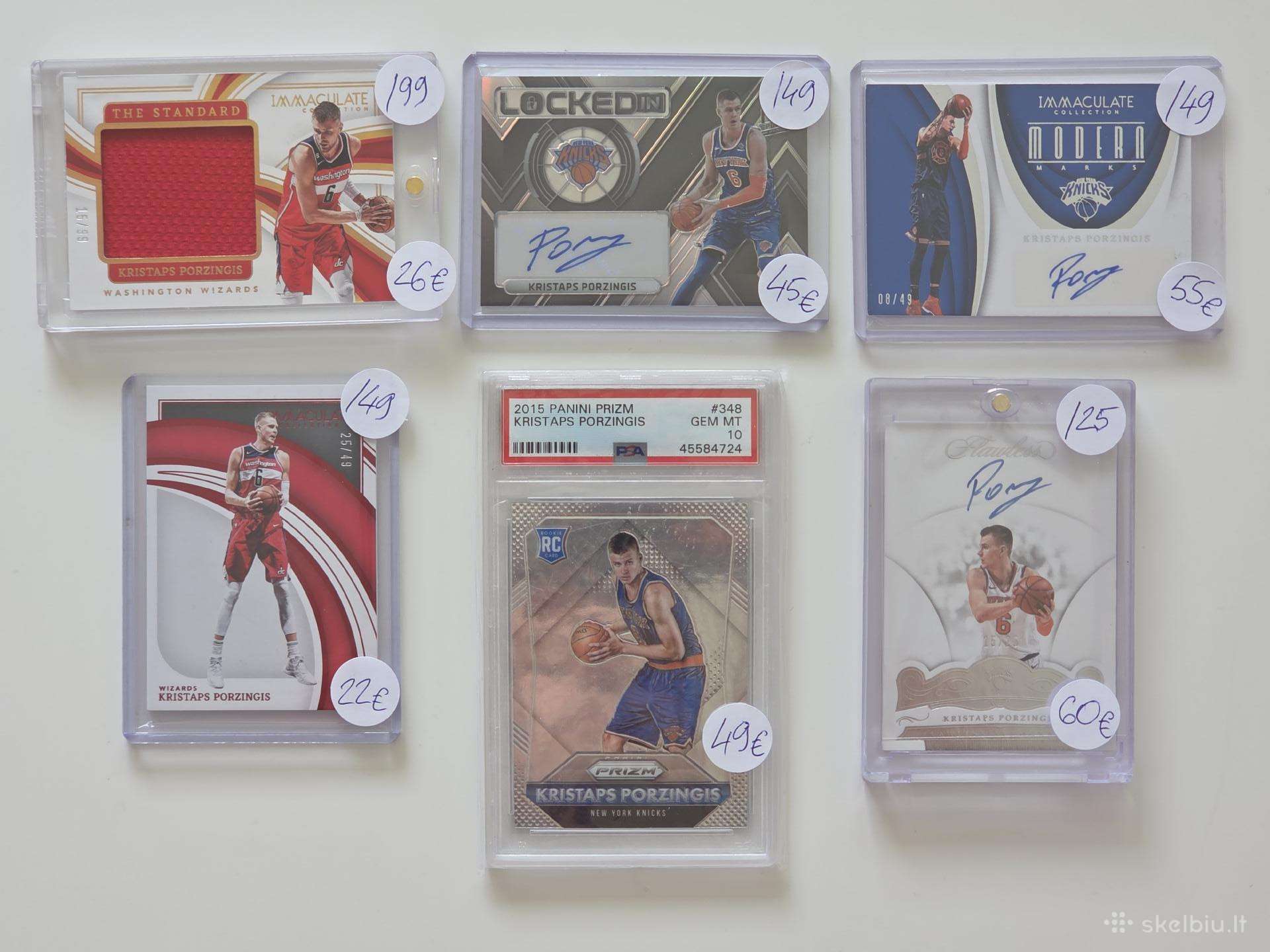 Nba Kristaps Porzingis Patch&/25&psa10 mix