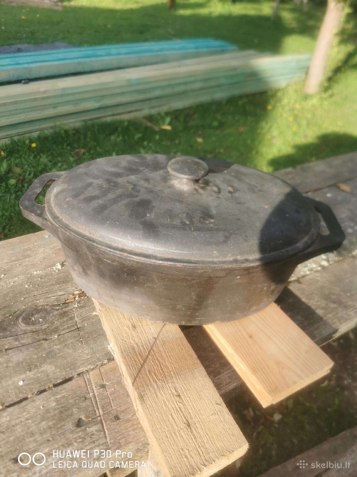 Špižinis ketaus puodas, troškintuvas
