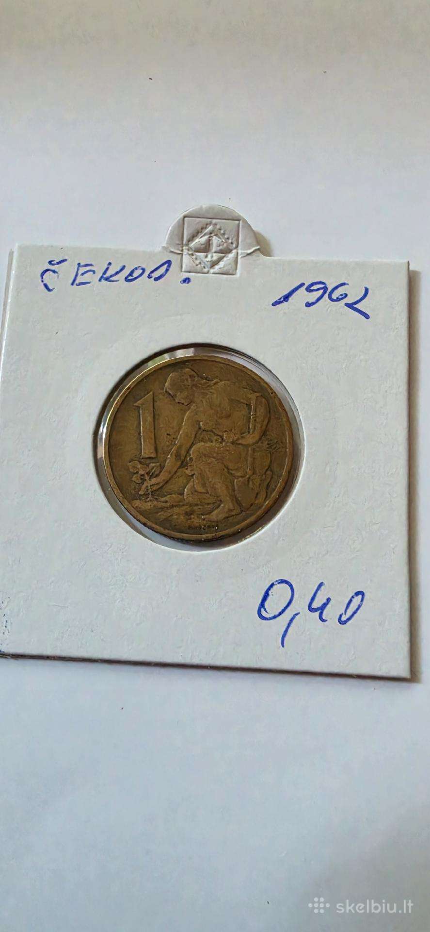 Čekoslovakija 1 korona 1962
