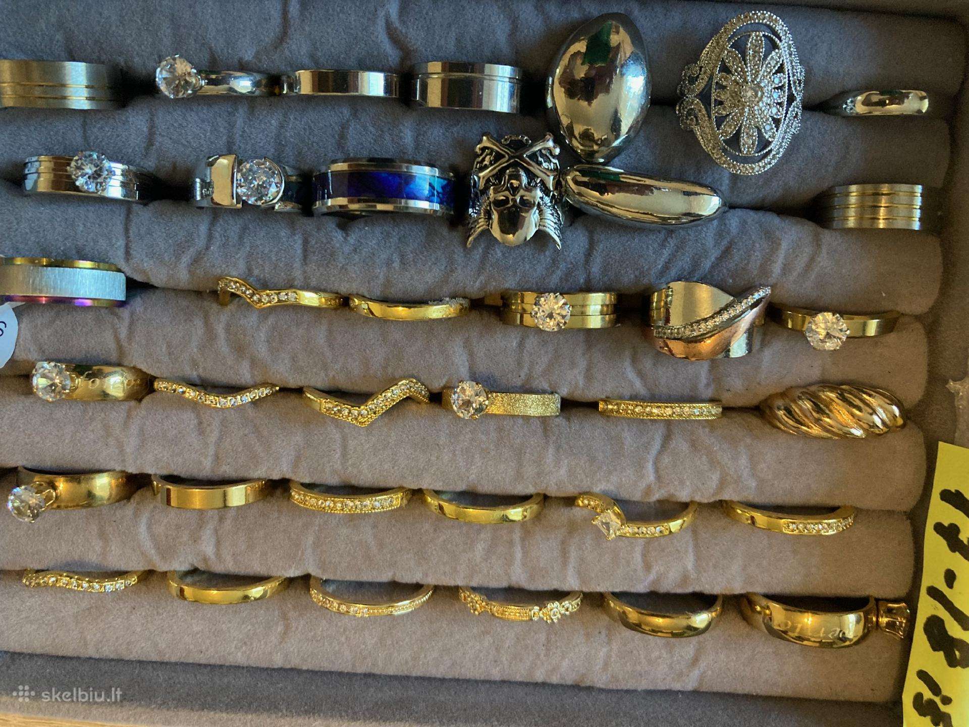 Žiedai, apyrank., nuo 9 Eur