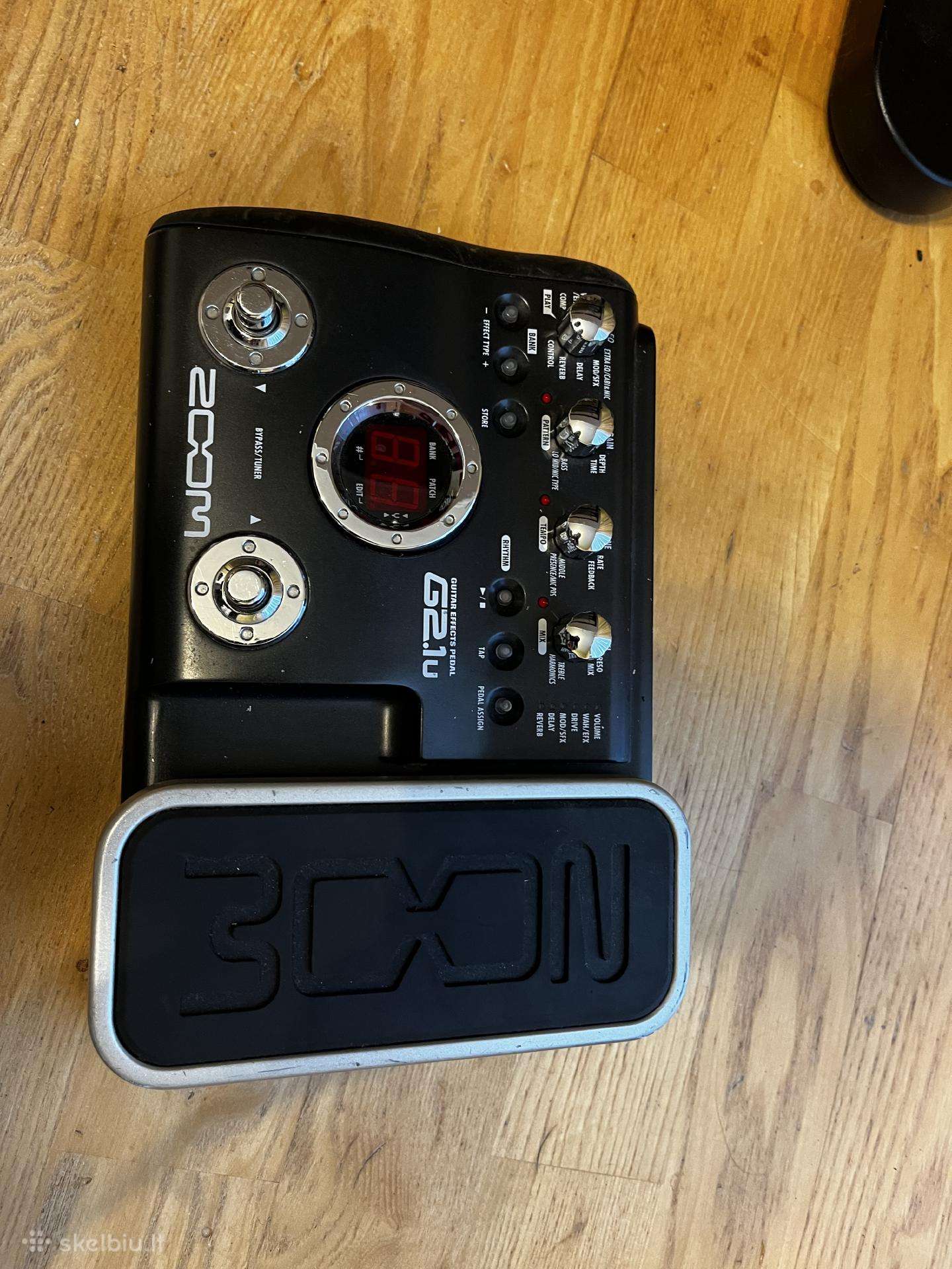 Zoom G2.1u multi fx pedalas