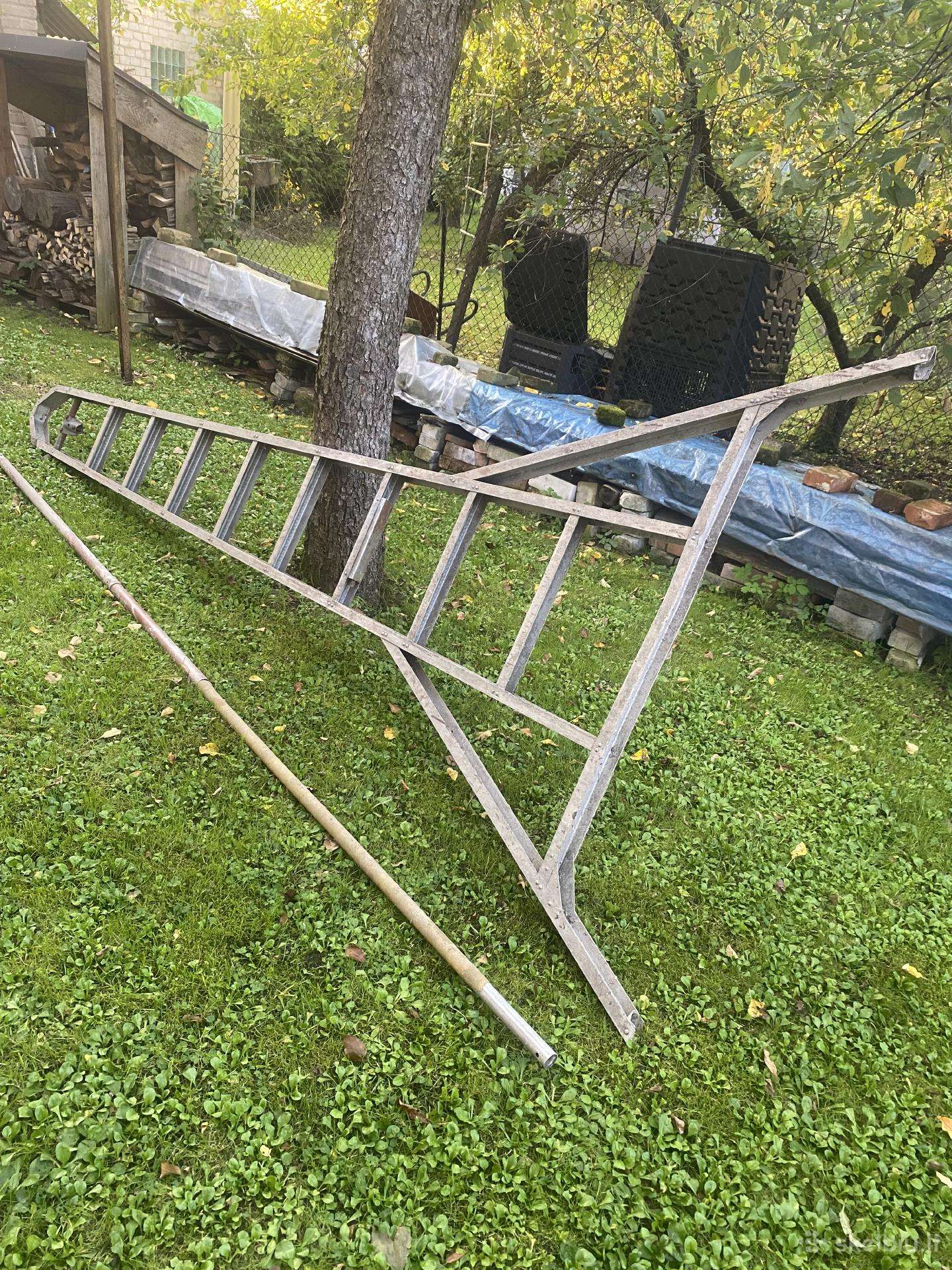Kopėčios 3,9 m ilgio