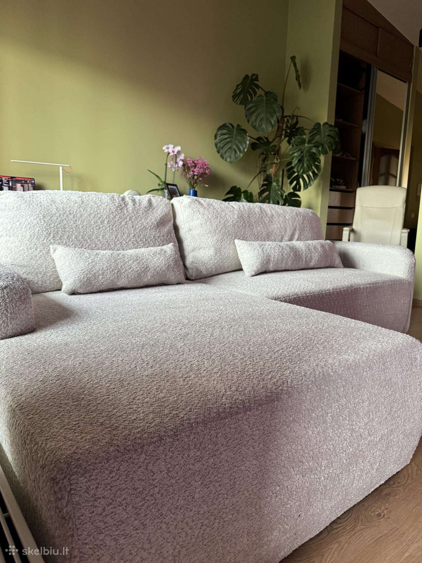 Minšktas kampas Luna (kampinė sofa)