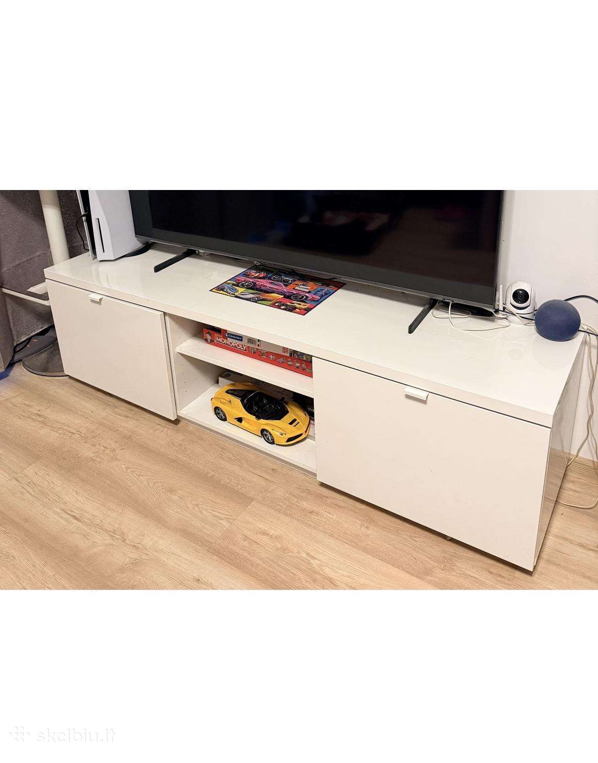 Ikea baltas TV staliukas komoda