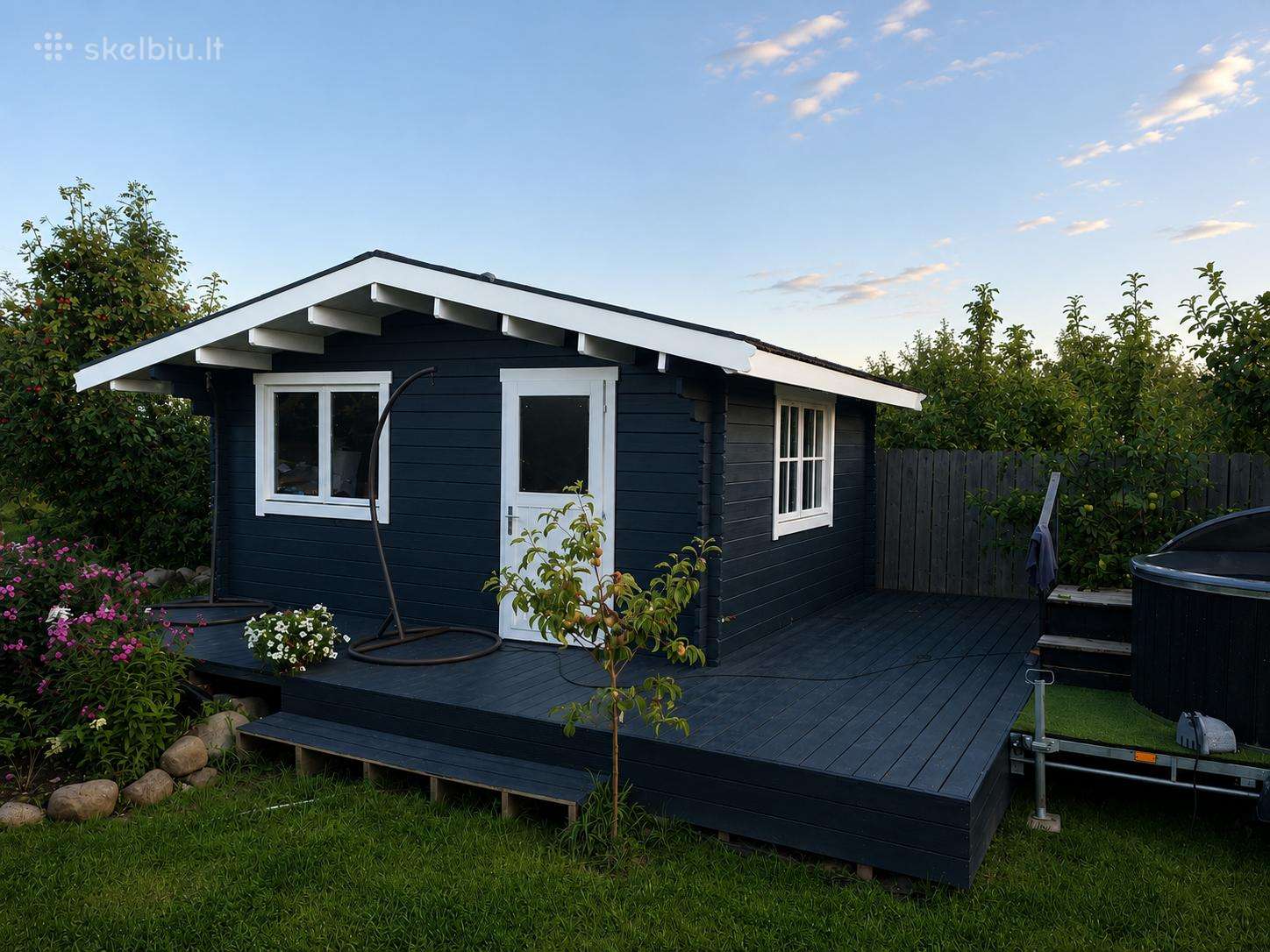 5x4 Sodo namelis vasarnamis, sandėliukas 3999eur.