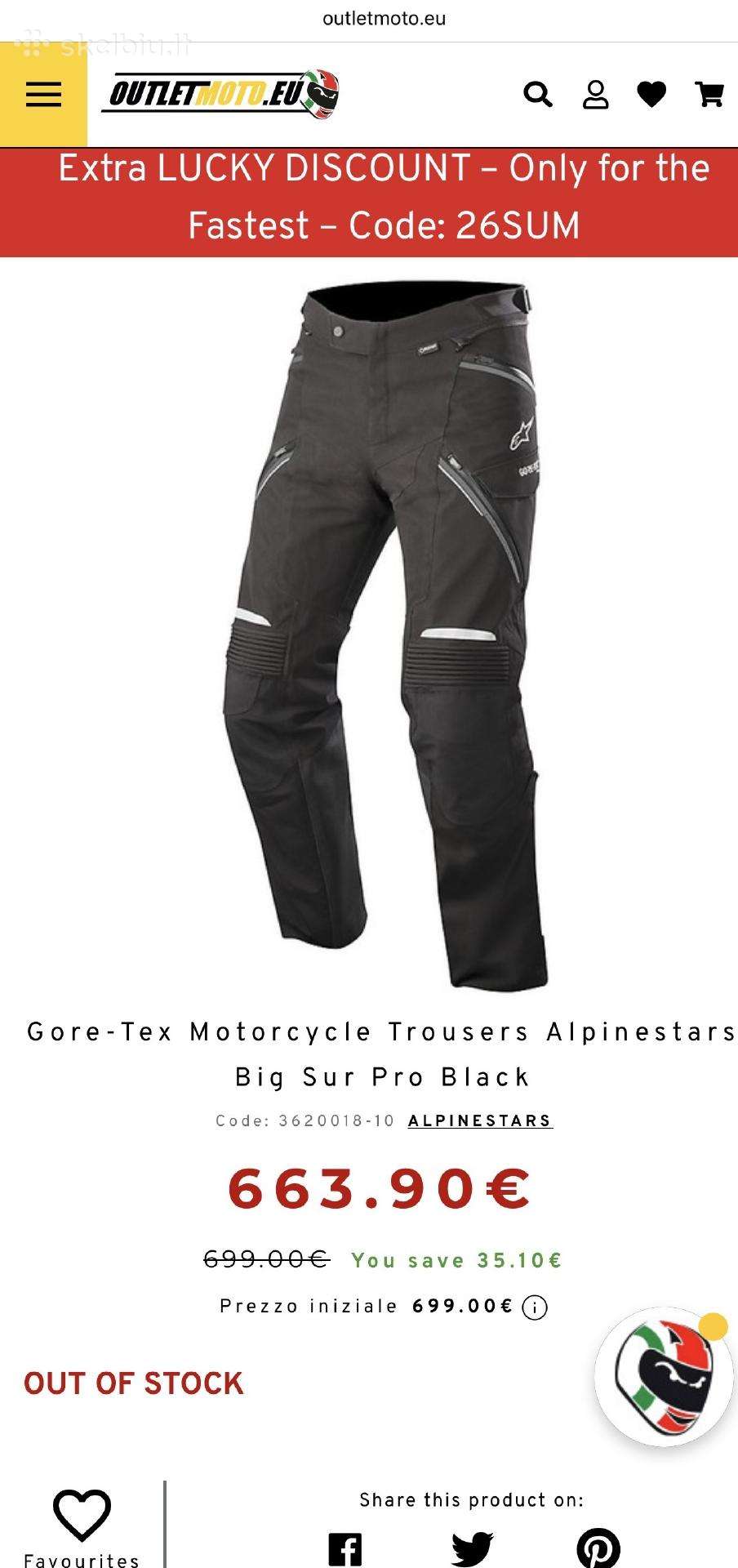 Alpinestars Big Sur Gore-tex® Pro (Black) 4xl