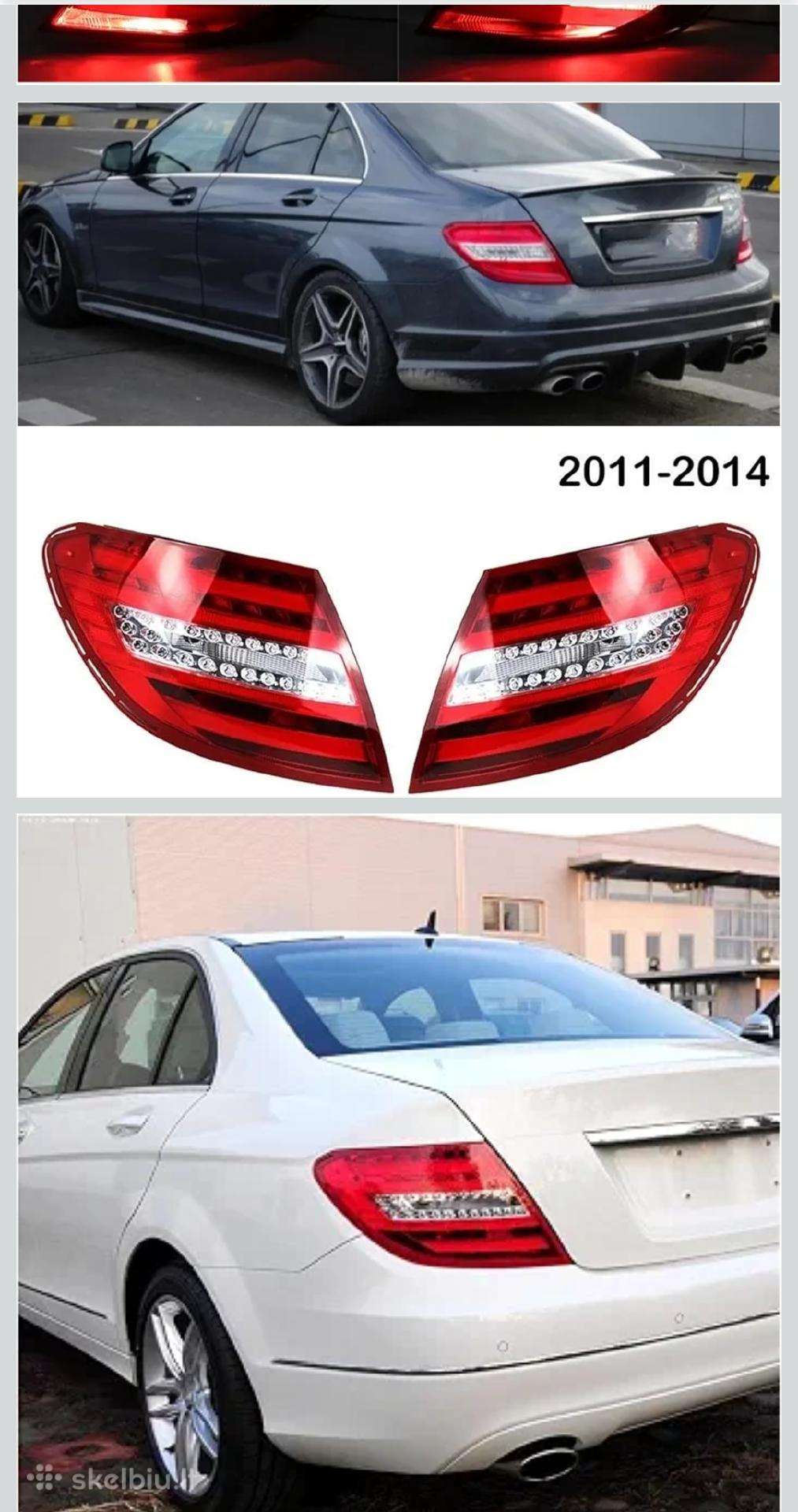 Galiniai žibintai Mercedes Benz