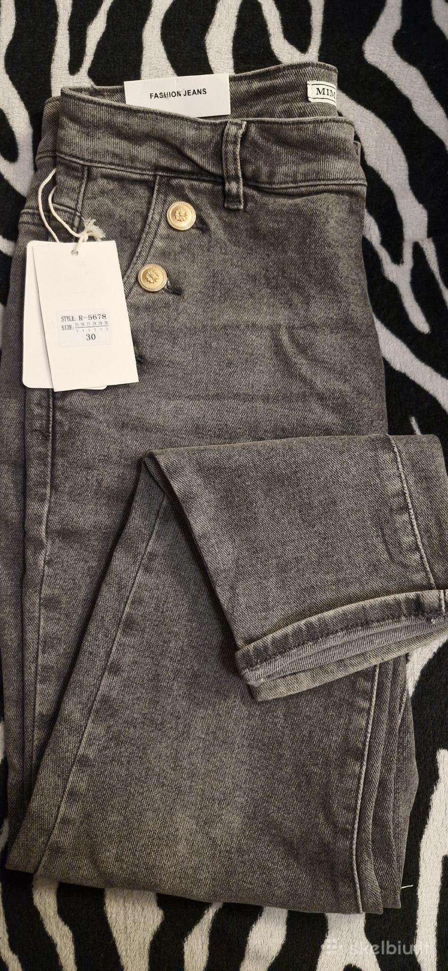 Nauji moteriški džinsai, 2 XL dydis