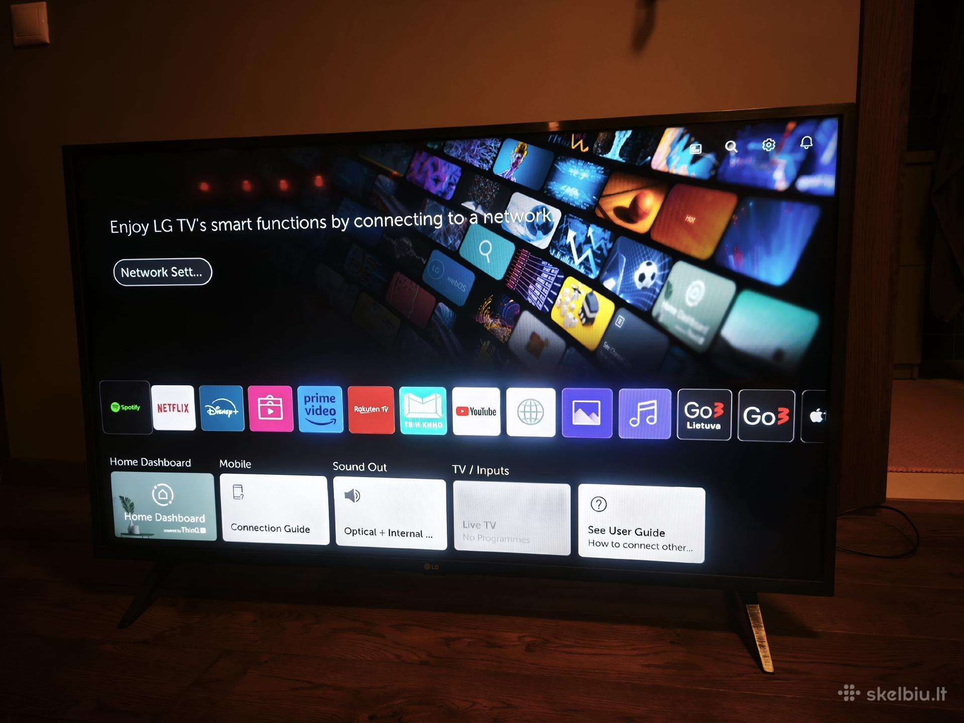 LG televizorius LG 43lm6300pla