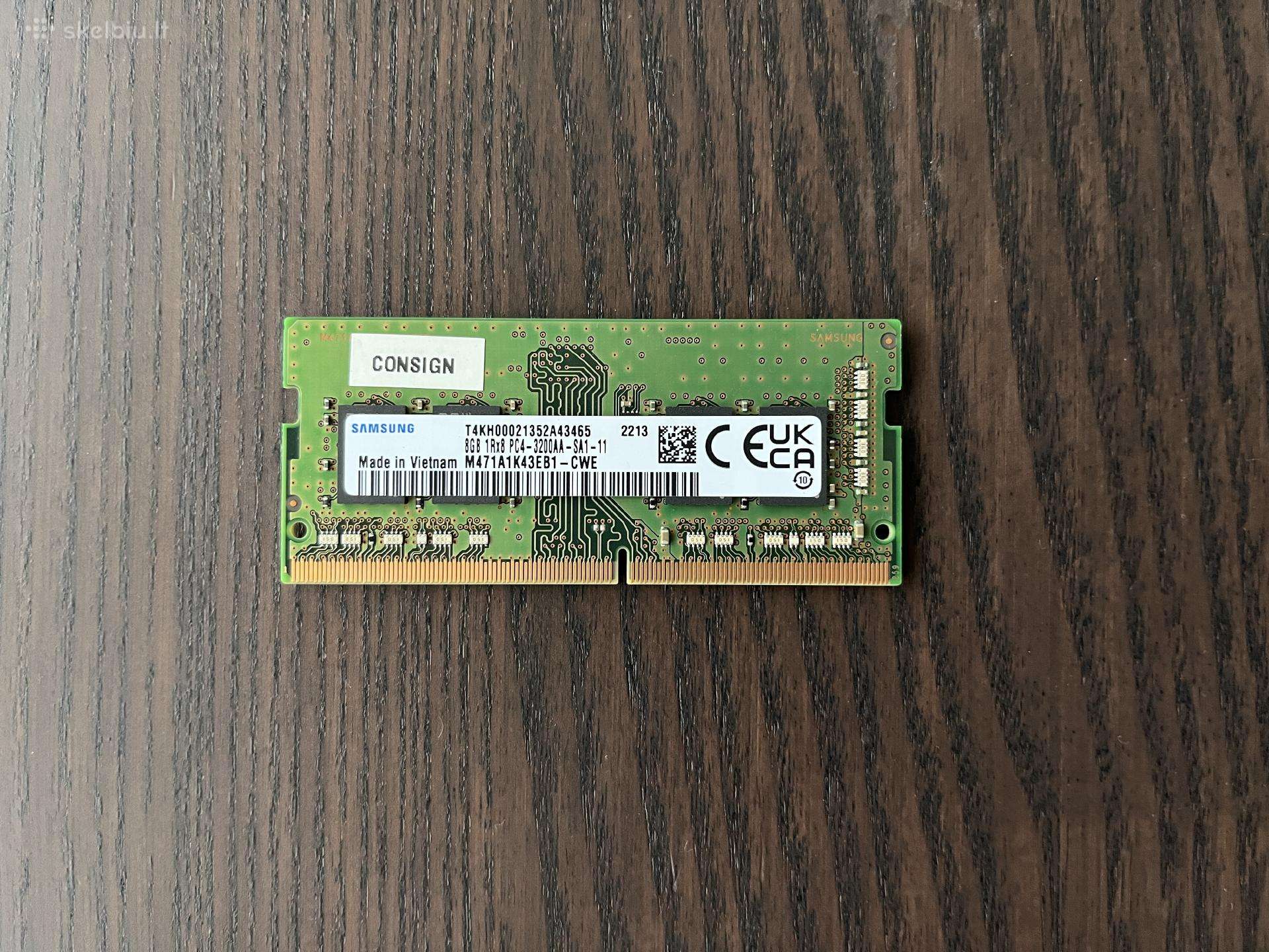 Ddr4-3200 8 GB Samsung Sodimm RAM
