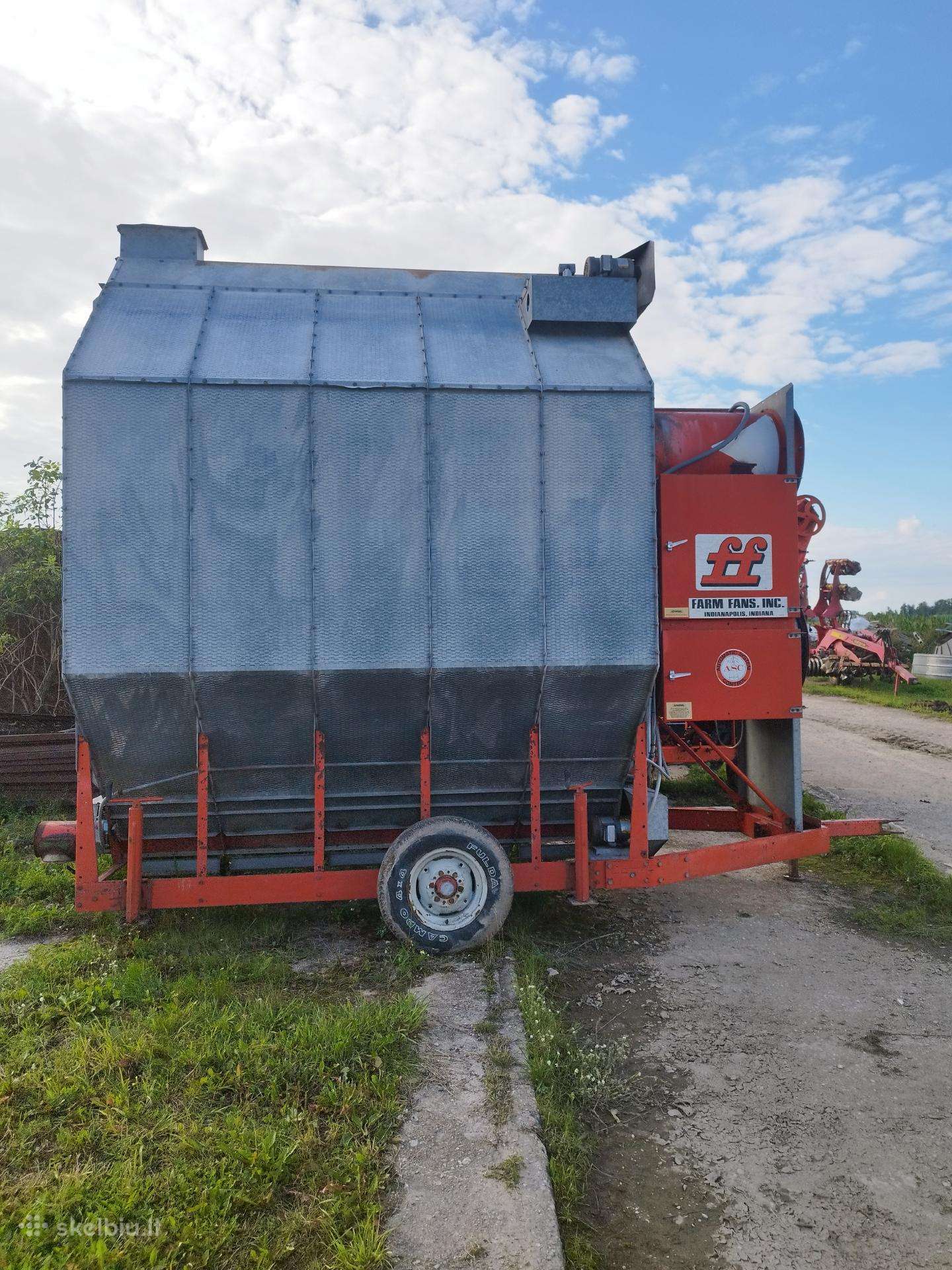 FARM FANS, grain processing equipment