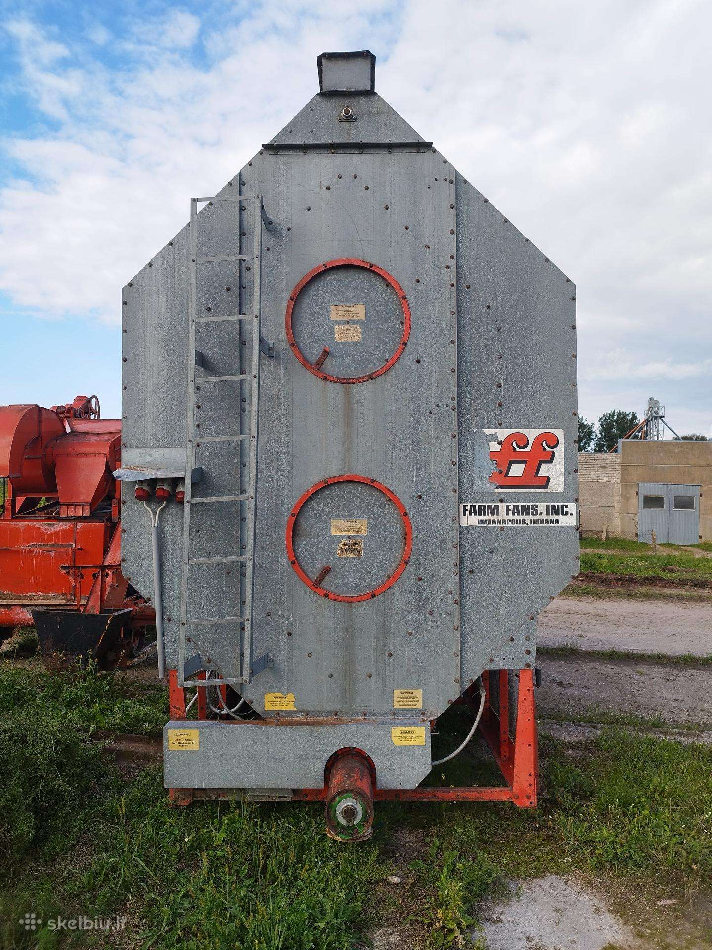 FARM FANS, grain processing equipment
