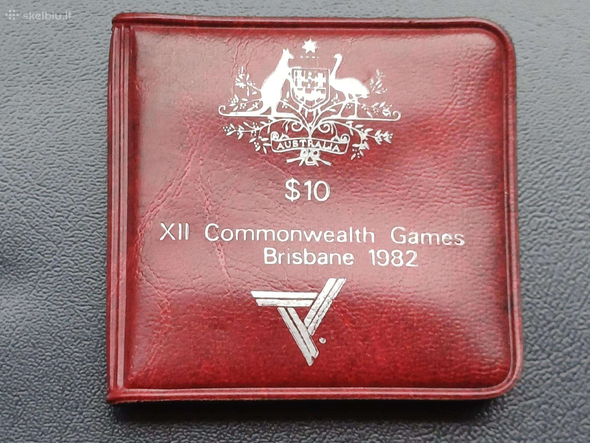 10 doleriu 1982m. Australija sidabras proginė