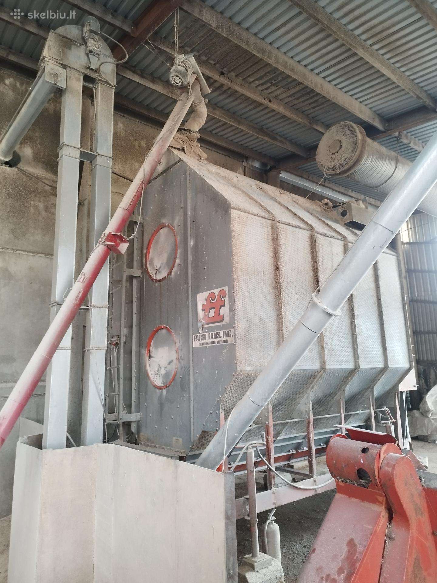 FARM FANS, grain processing equipment