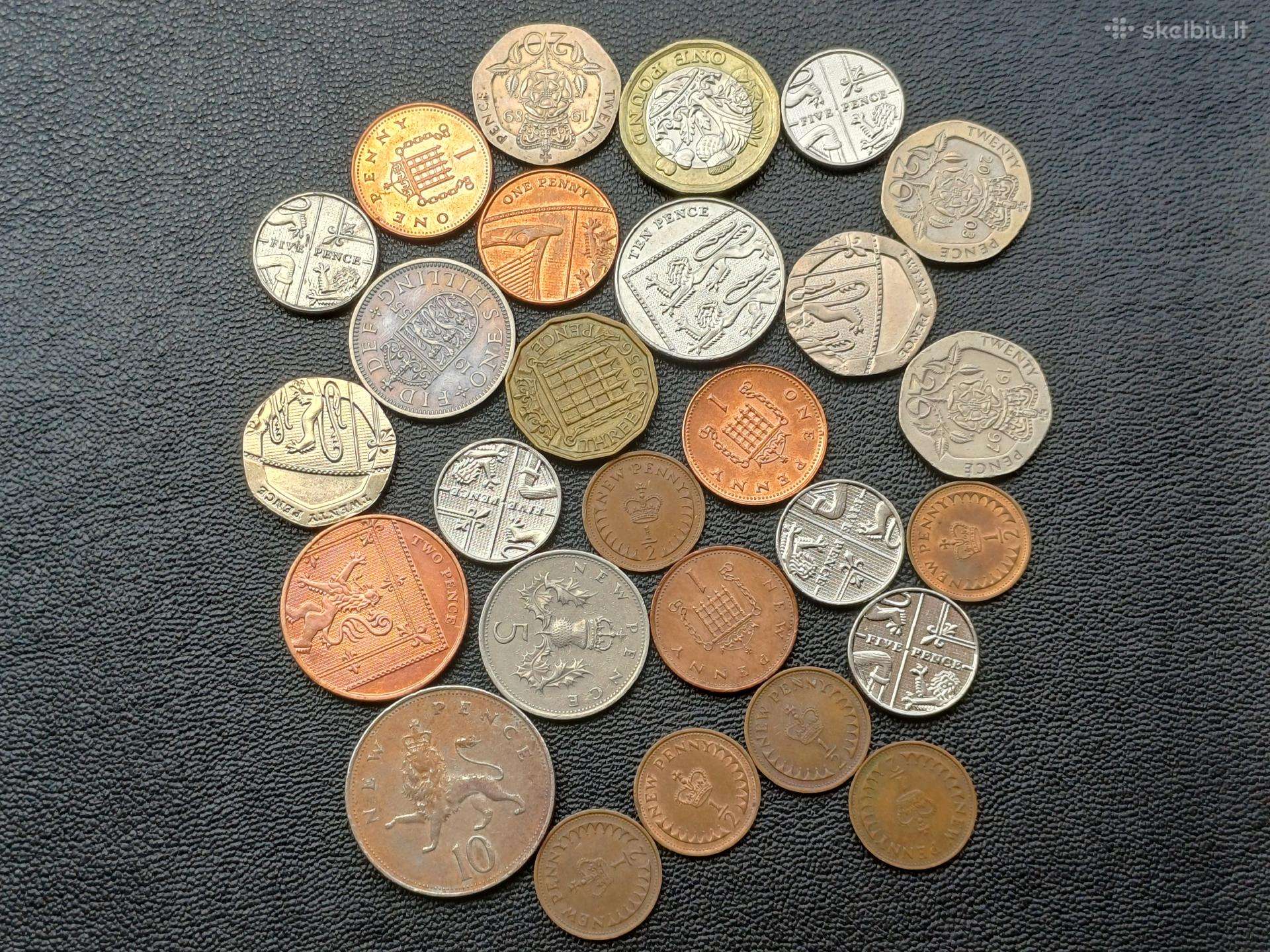 Monetos Britanija