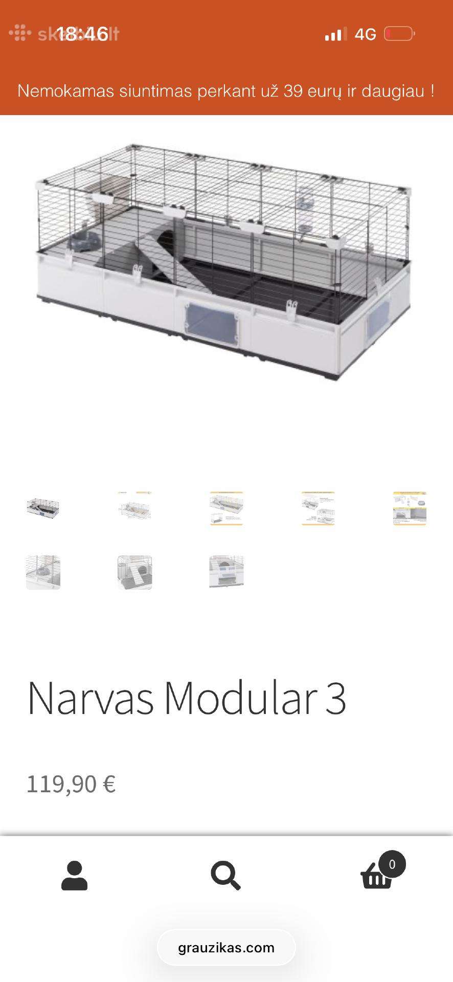 Graužiko Narvas + visi reikalingi priedai